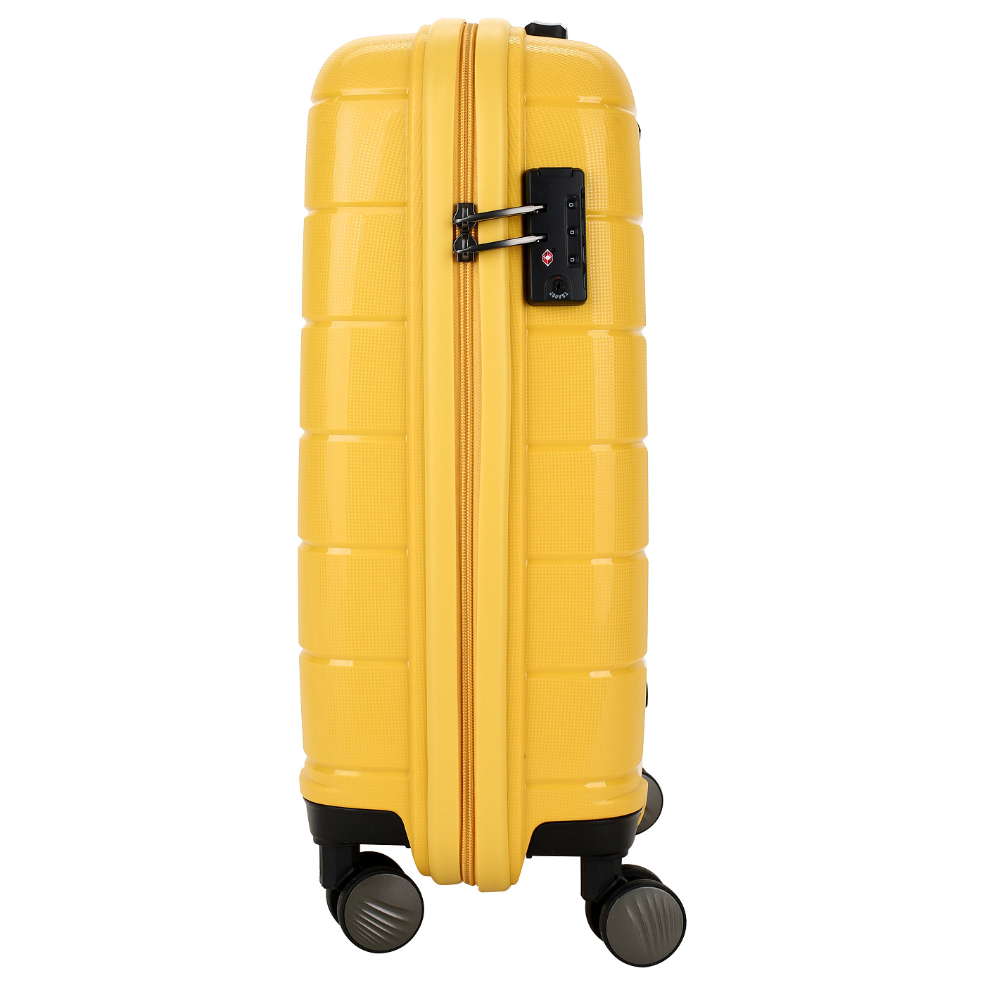 Маленький чемодан из желтого пластика Stevens Oxford