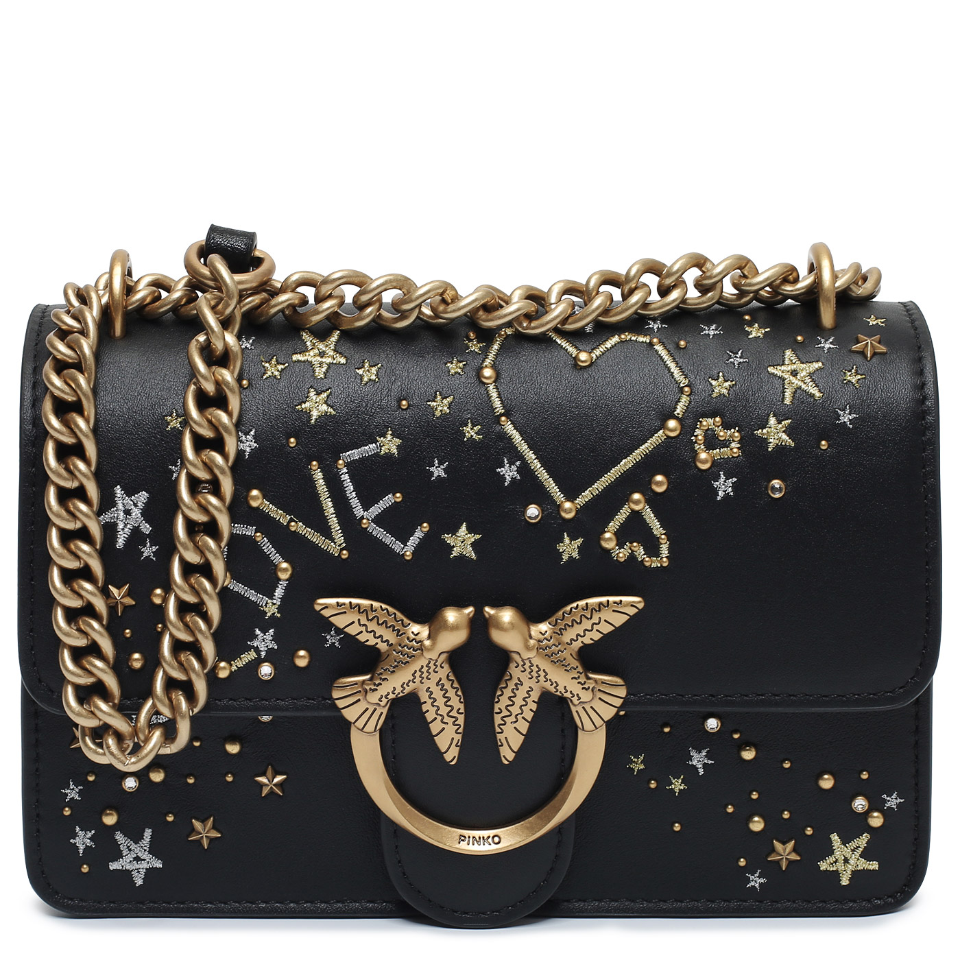 Pinko Сумка через плечо с цепочкой