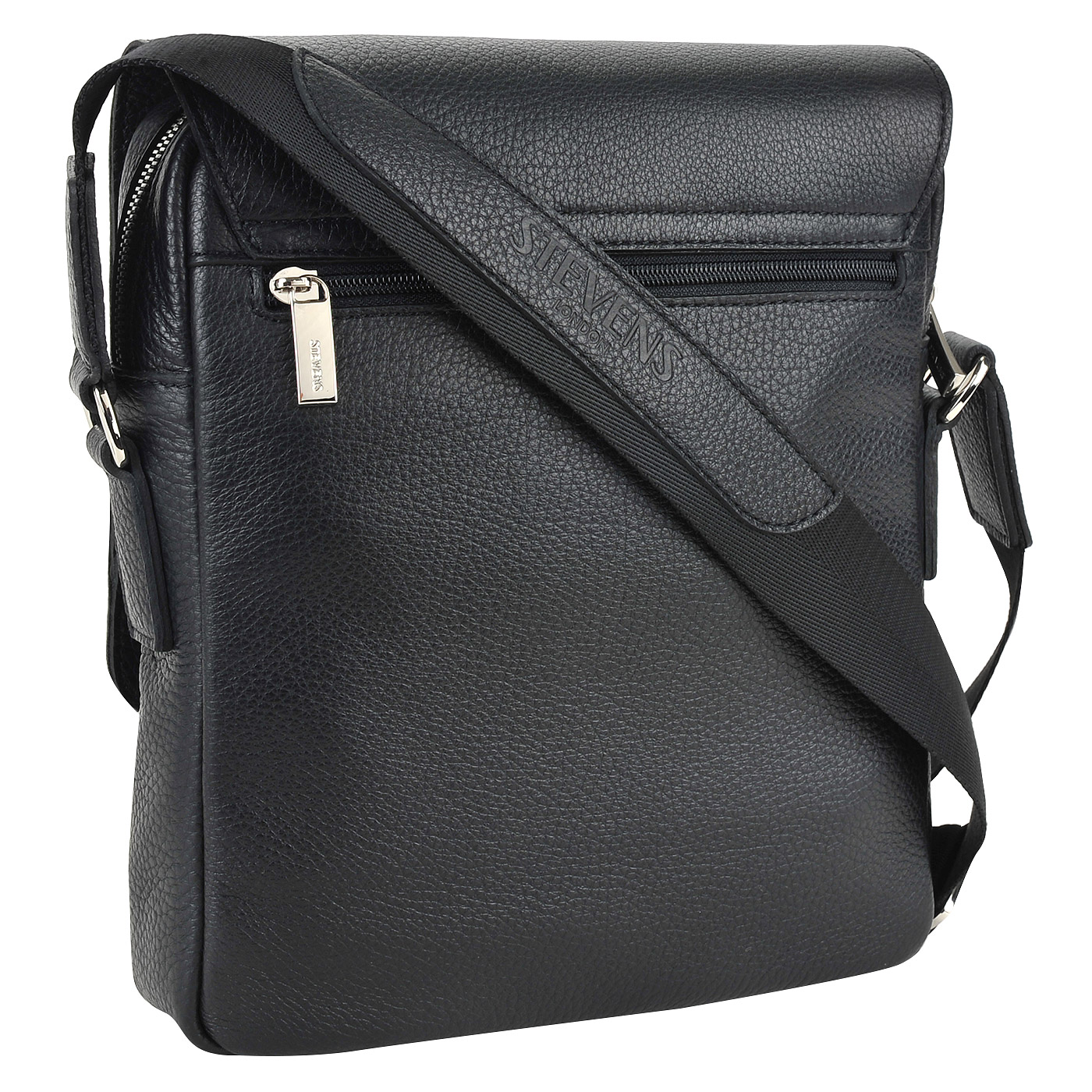 Мужская кожаная сумка через плечо Stevens 