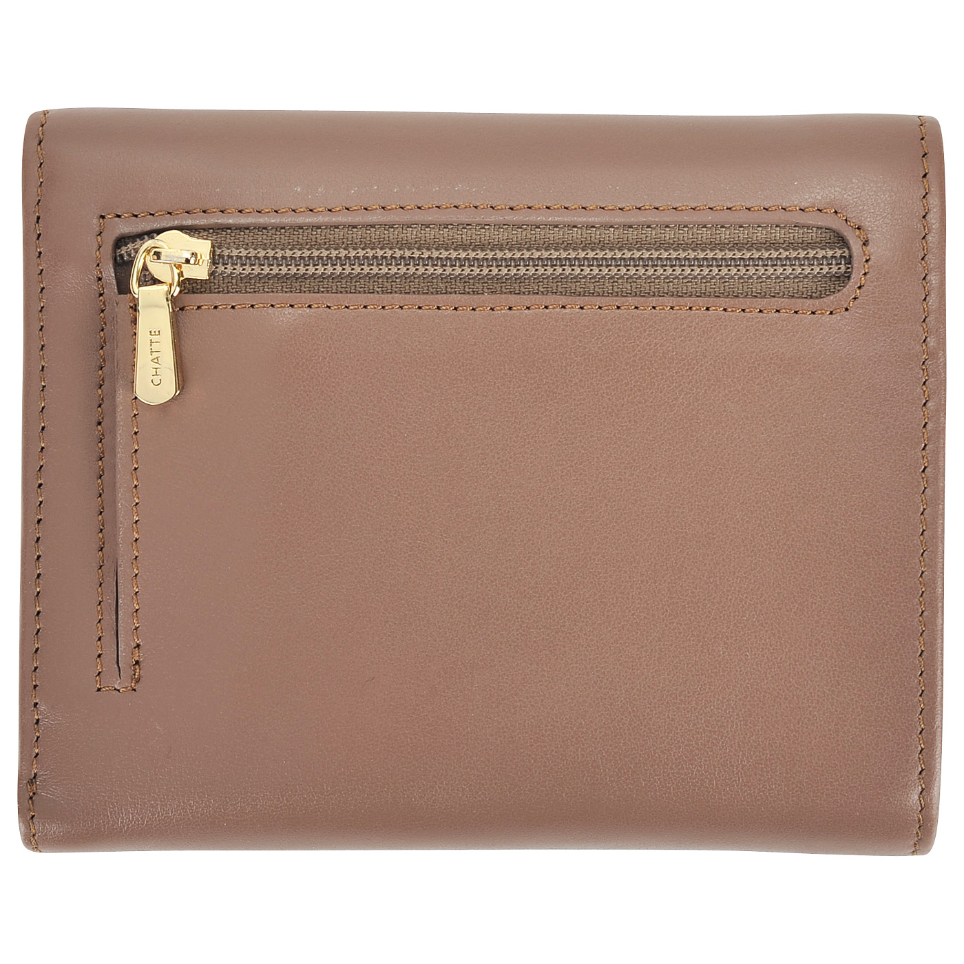 Женское кожаное портмоне на кнопке Chatte Zoe