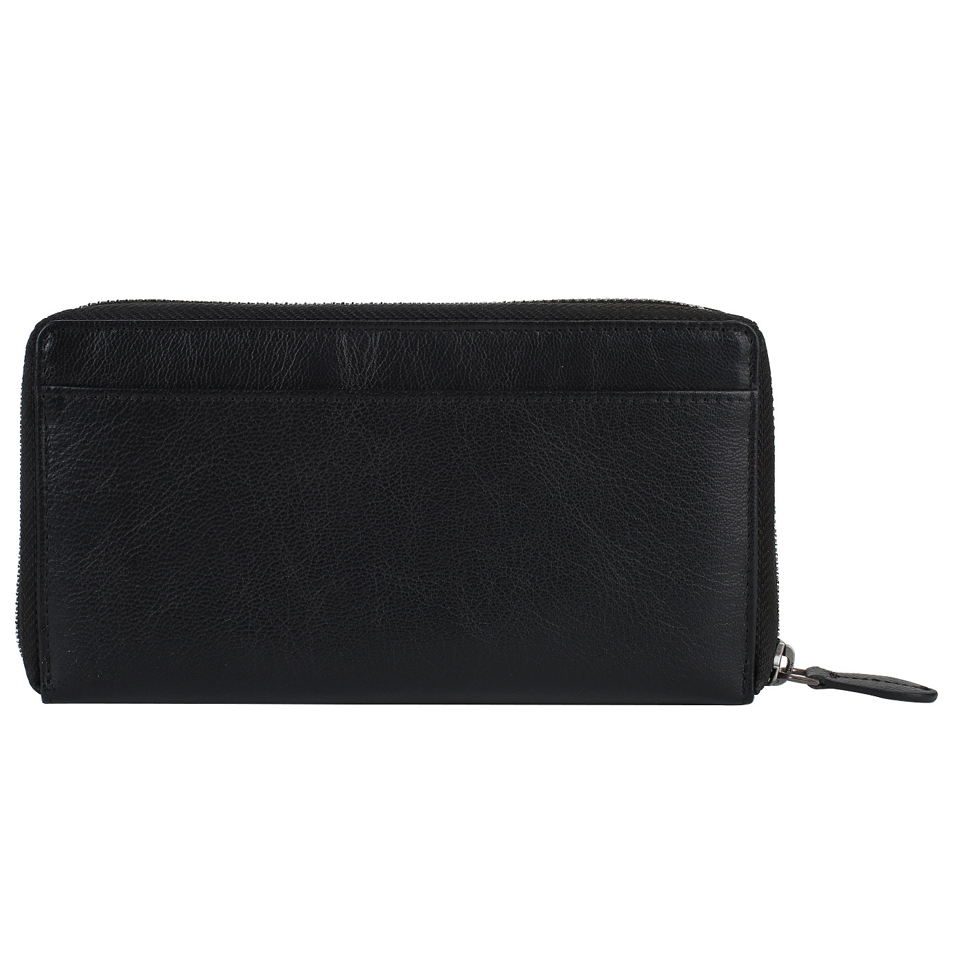 Черное кожаное портмоне на молнии Braun Buffel Soave