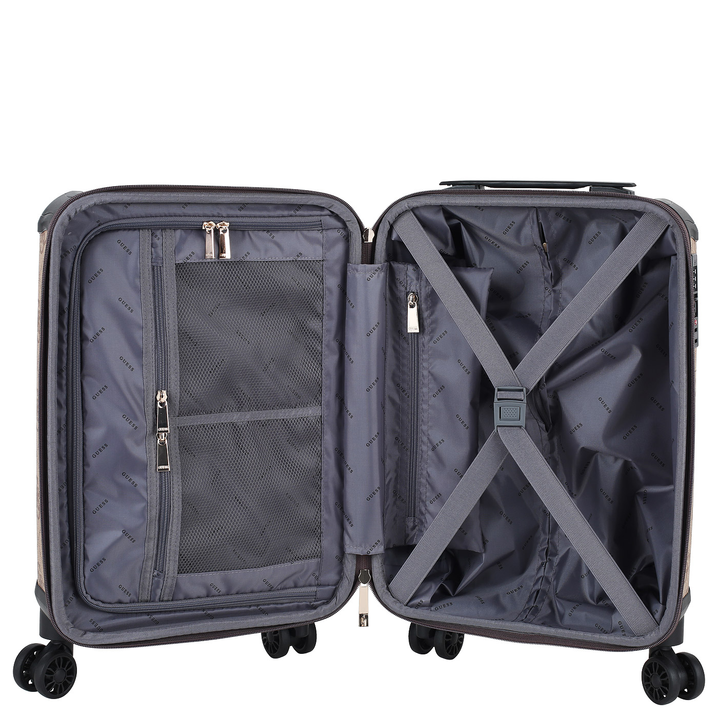 Чемодан маленький S из полиурeтана Guess Kallisto