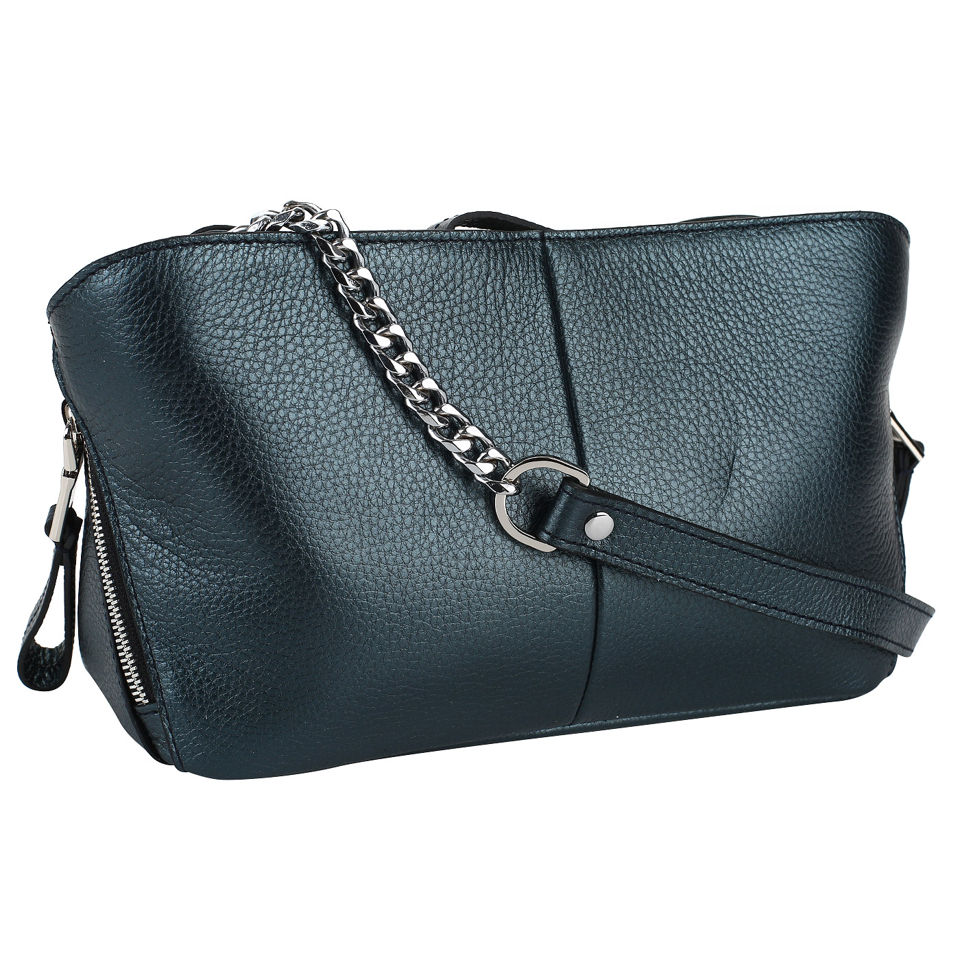 Сумочка из металлизированной кожи Chatte 