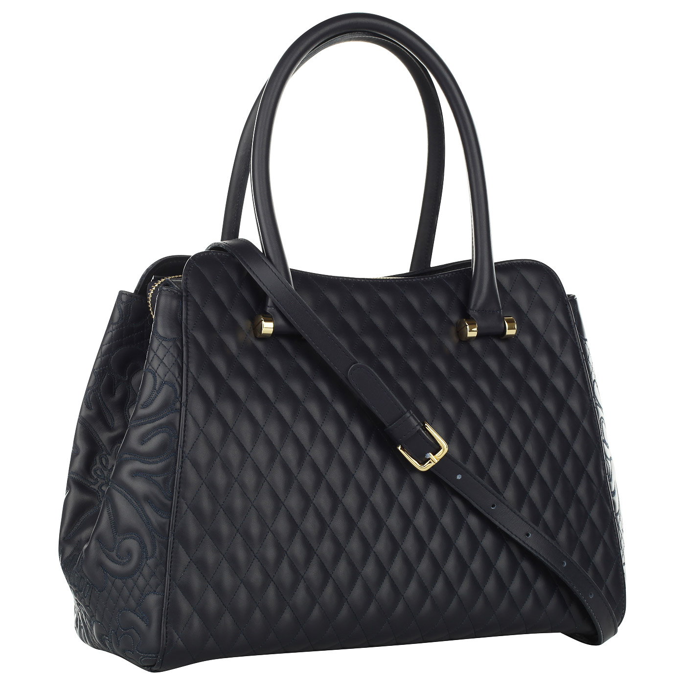 Кожаная сумка на молнии Valentino Orlandi Soraya