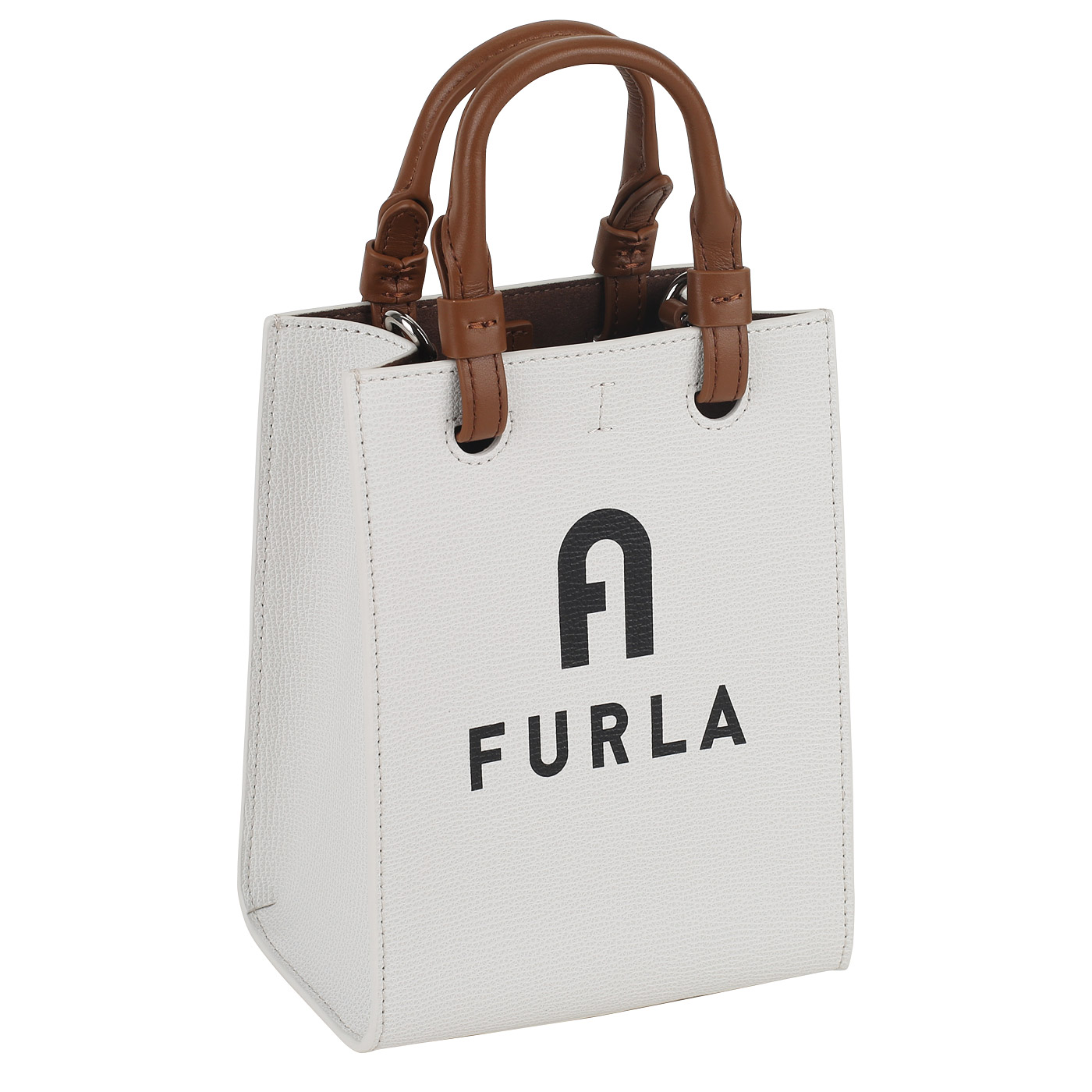 Кожаная сумка Furla Varsity slyle
