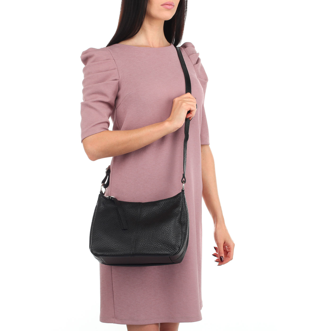 Черная сумка на молнии Sara Burglar Mia Querida