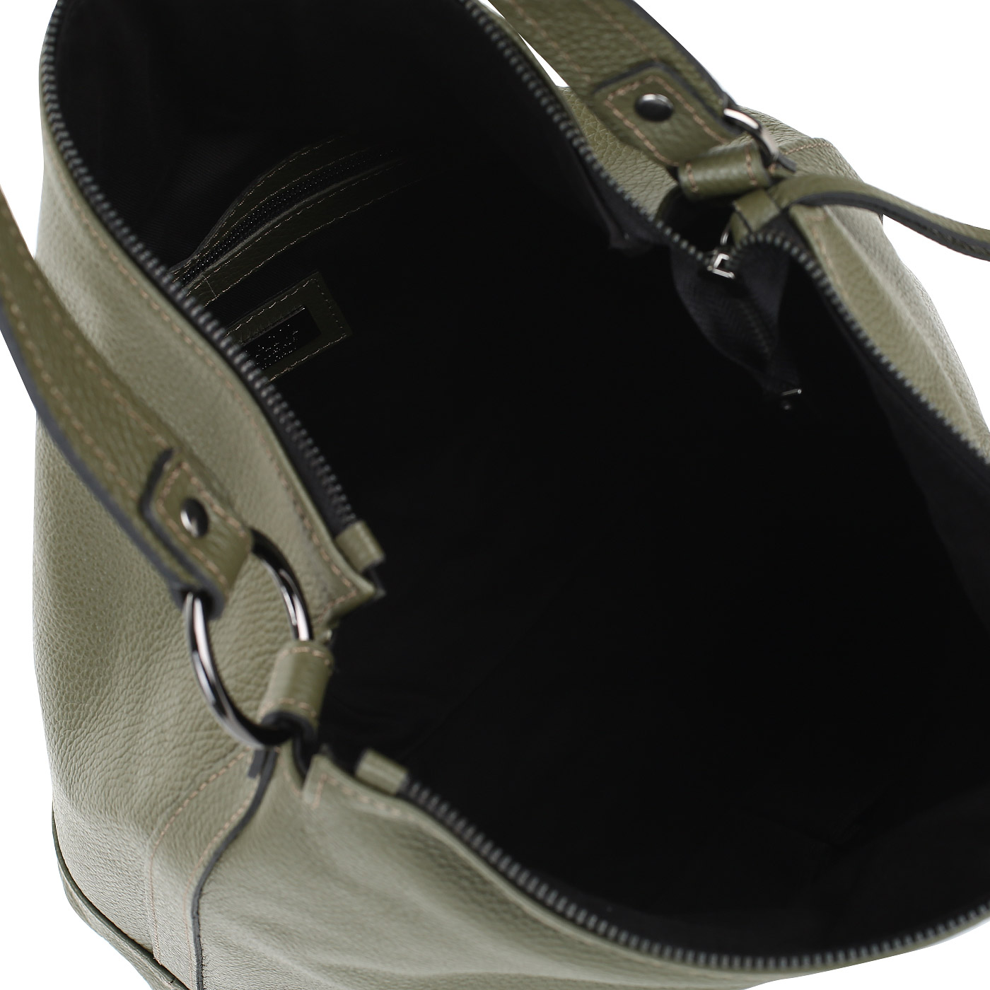 Мягкая кожаная сумка с ремешком Ripani Dracena