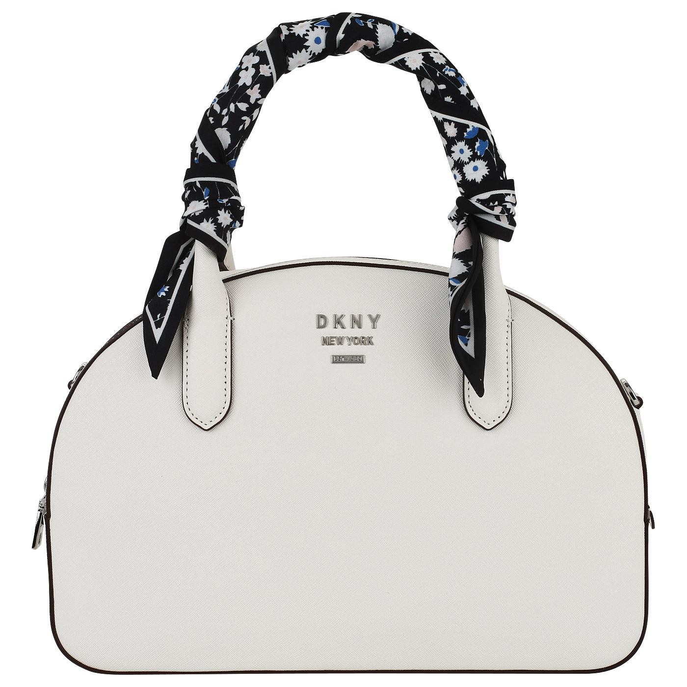 DKNY Сафьяновая сумка на молнии