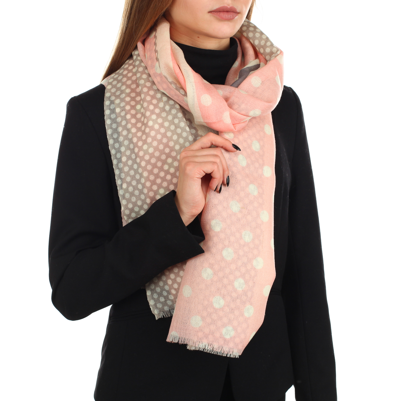 Шерстяной палантин с принтом Dispacci 