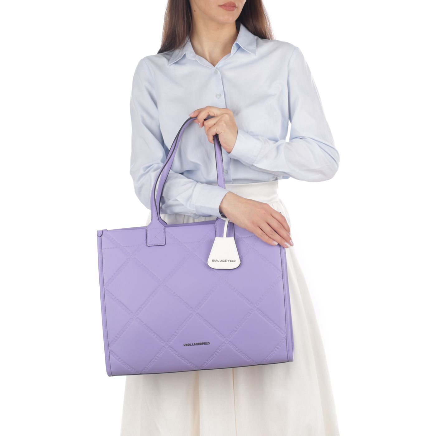 Сумка с двумя ручками Karl Lagerfeld Skuare