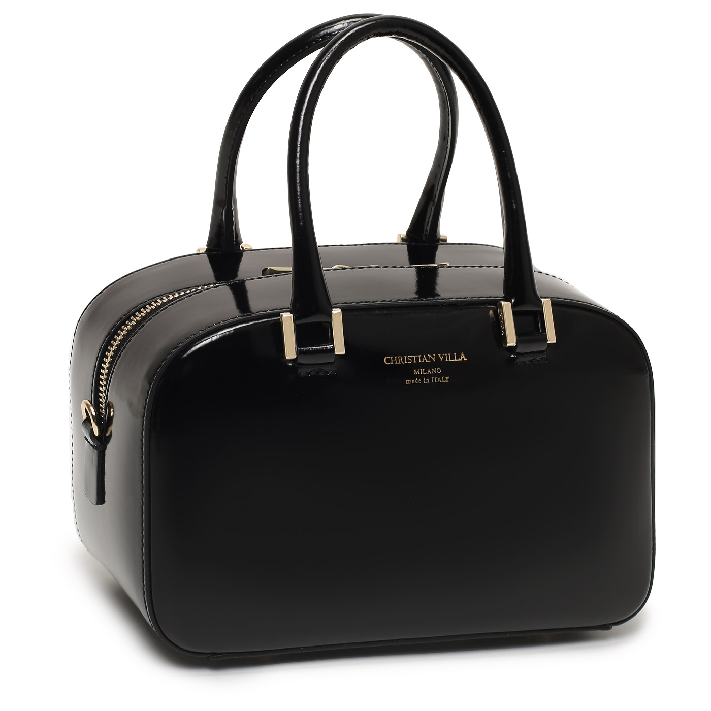 Глянцевая сумка Christian Villa Vitello Specchio