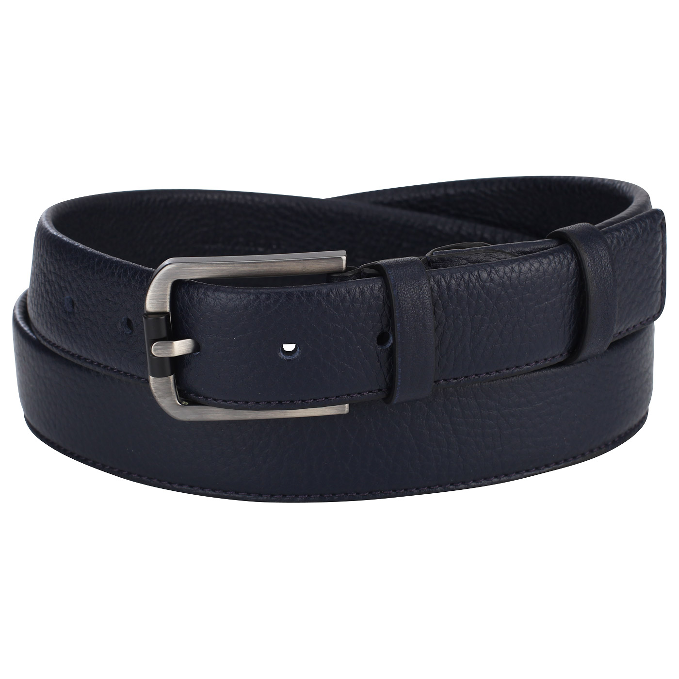 Mayrhoff Синий ремень из зернистой кожи