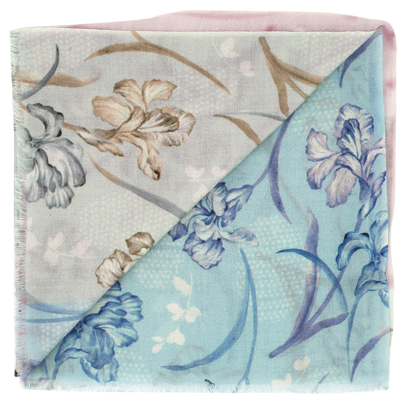 Палантин с цветочным принтом Dispacci 