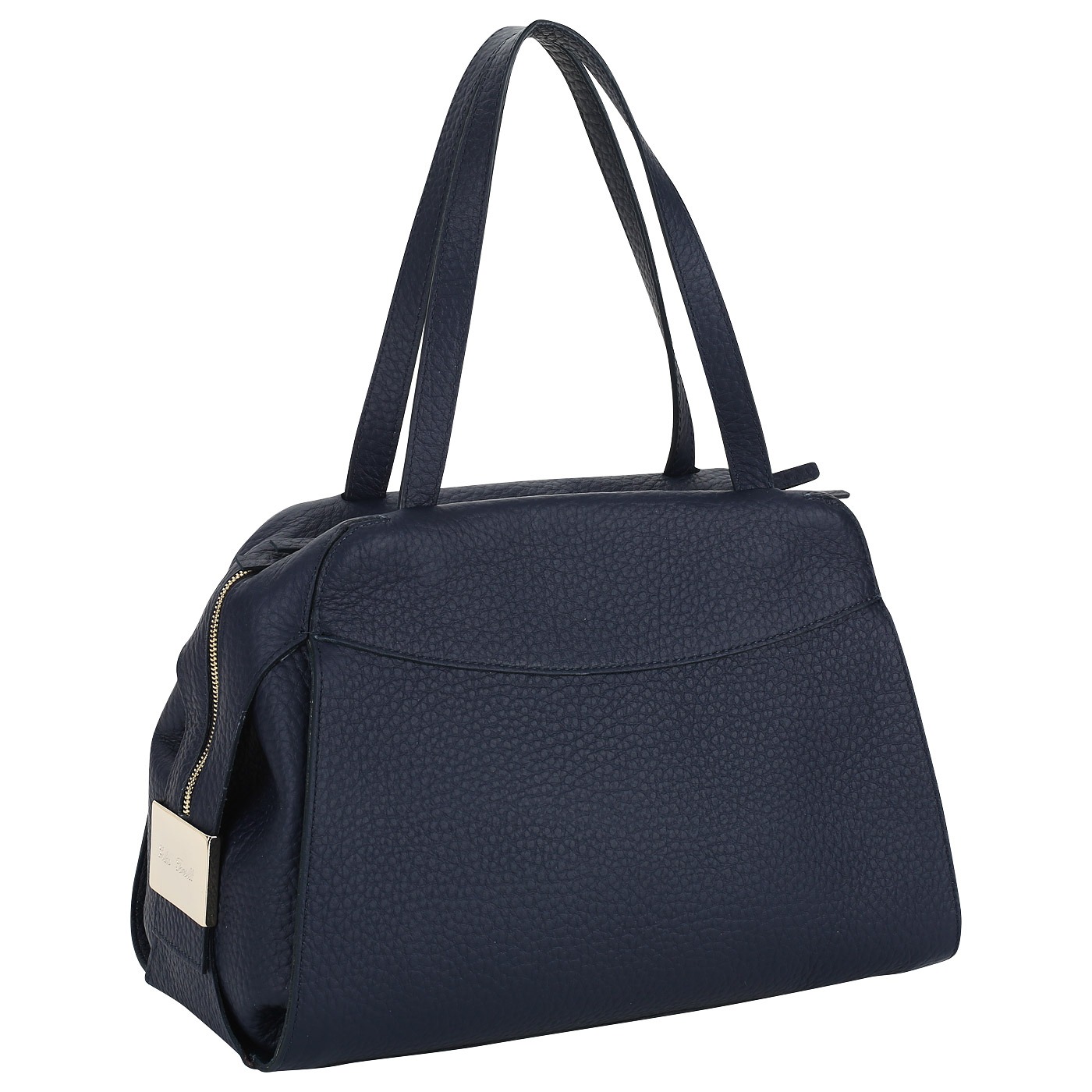 Синяя кожаная сумка Gilda Tonelli King Eco