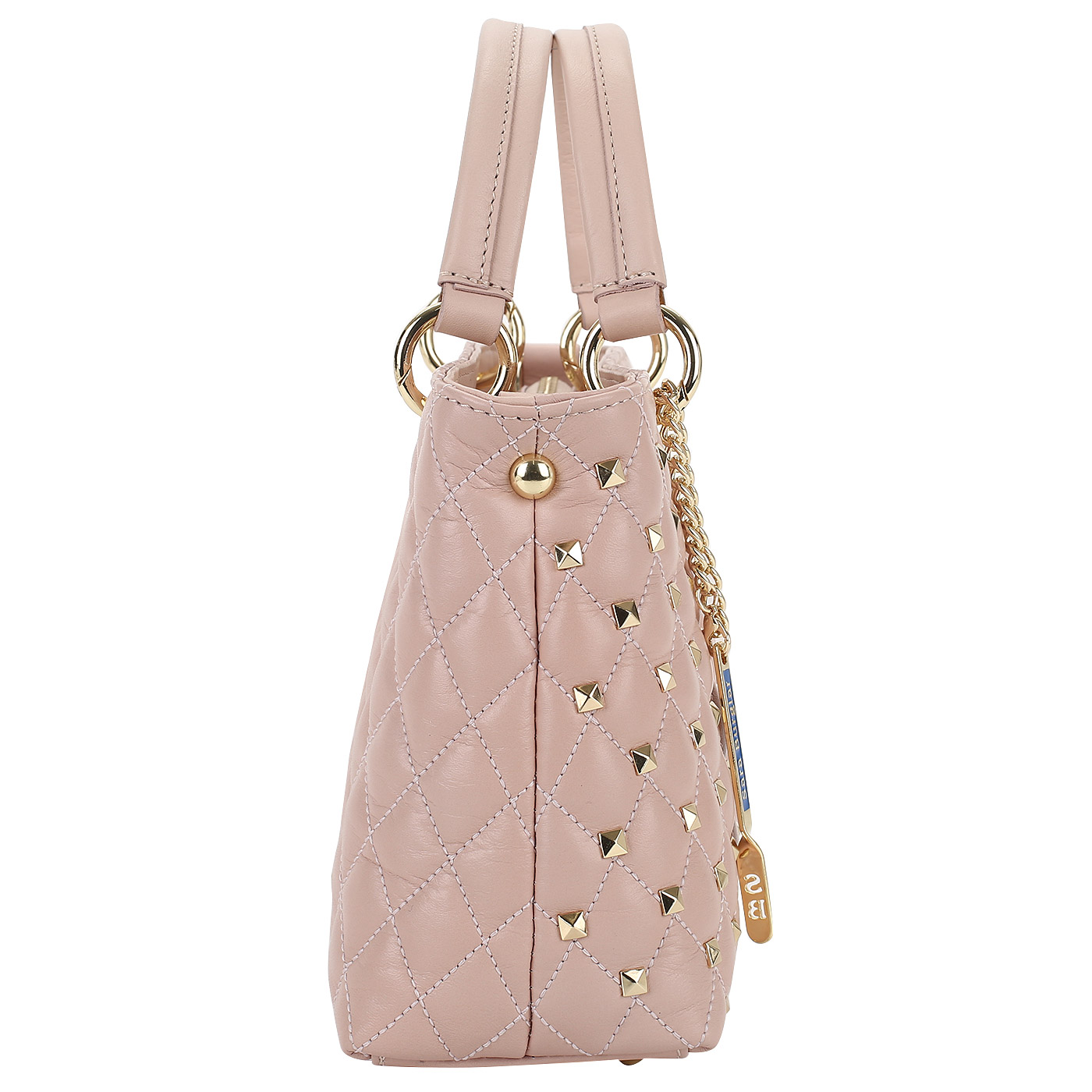 Кожаная сумка с клепками Sara Burglar Nelly Star