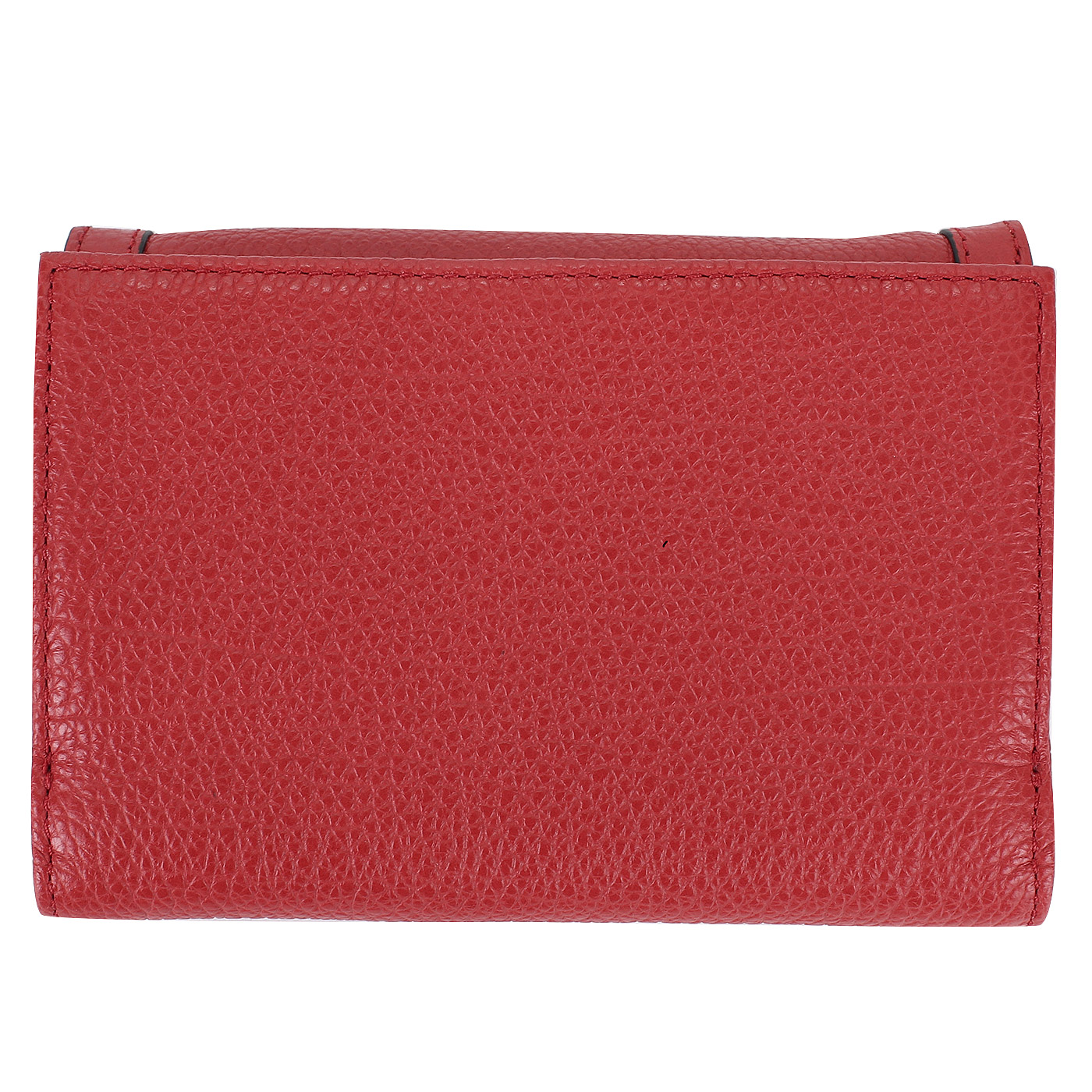 Красный кожаный кошелек Coccinelle Vega