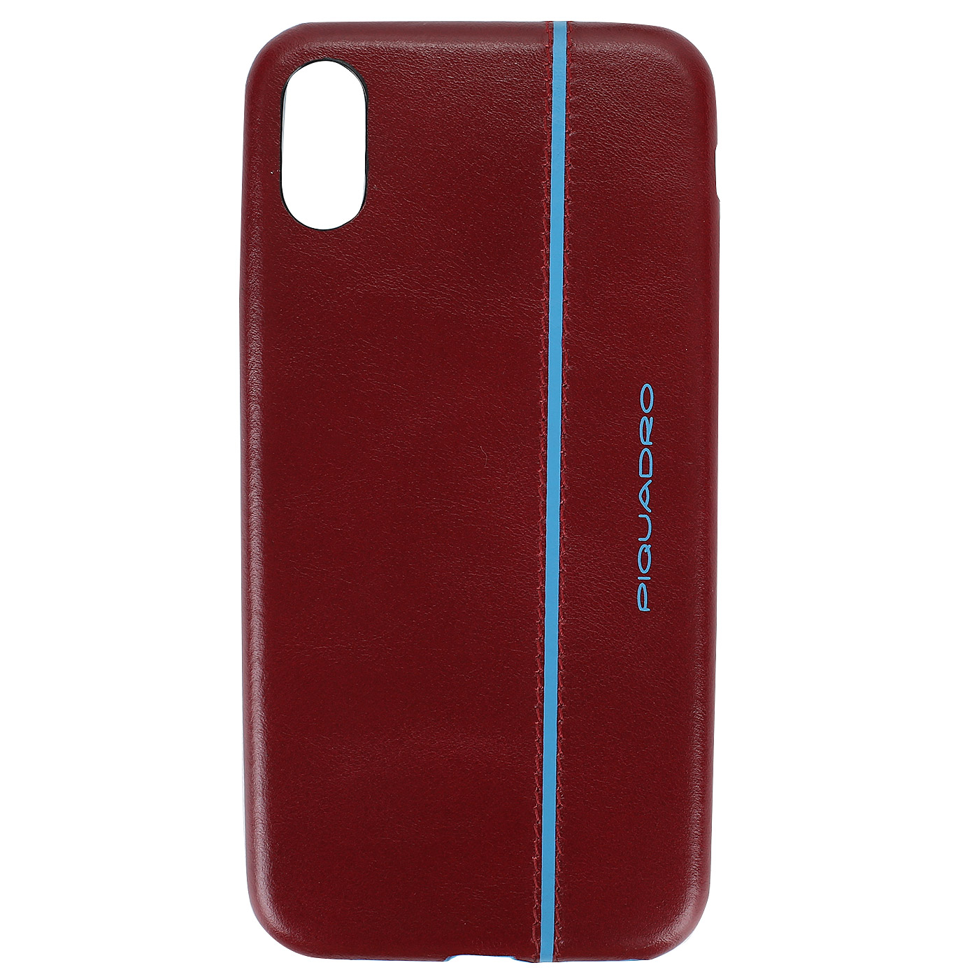 Piquadro Красный кожаный чехол для iPhone
