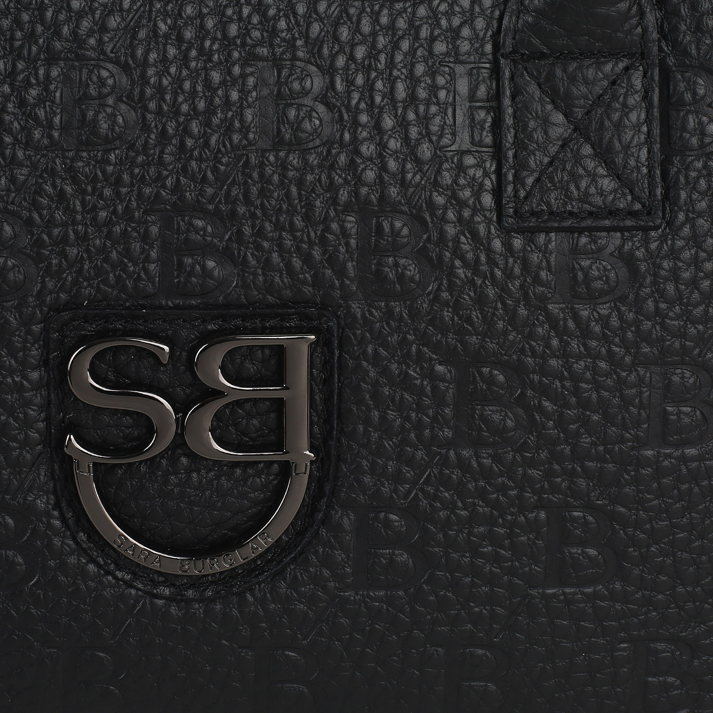 Тиснёная сумка с логотипом Sara Burglar Regina Qerida Persson