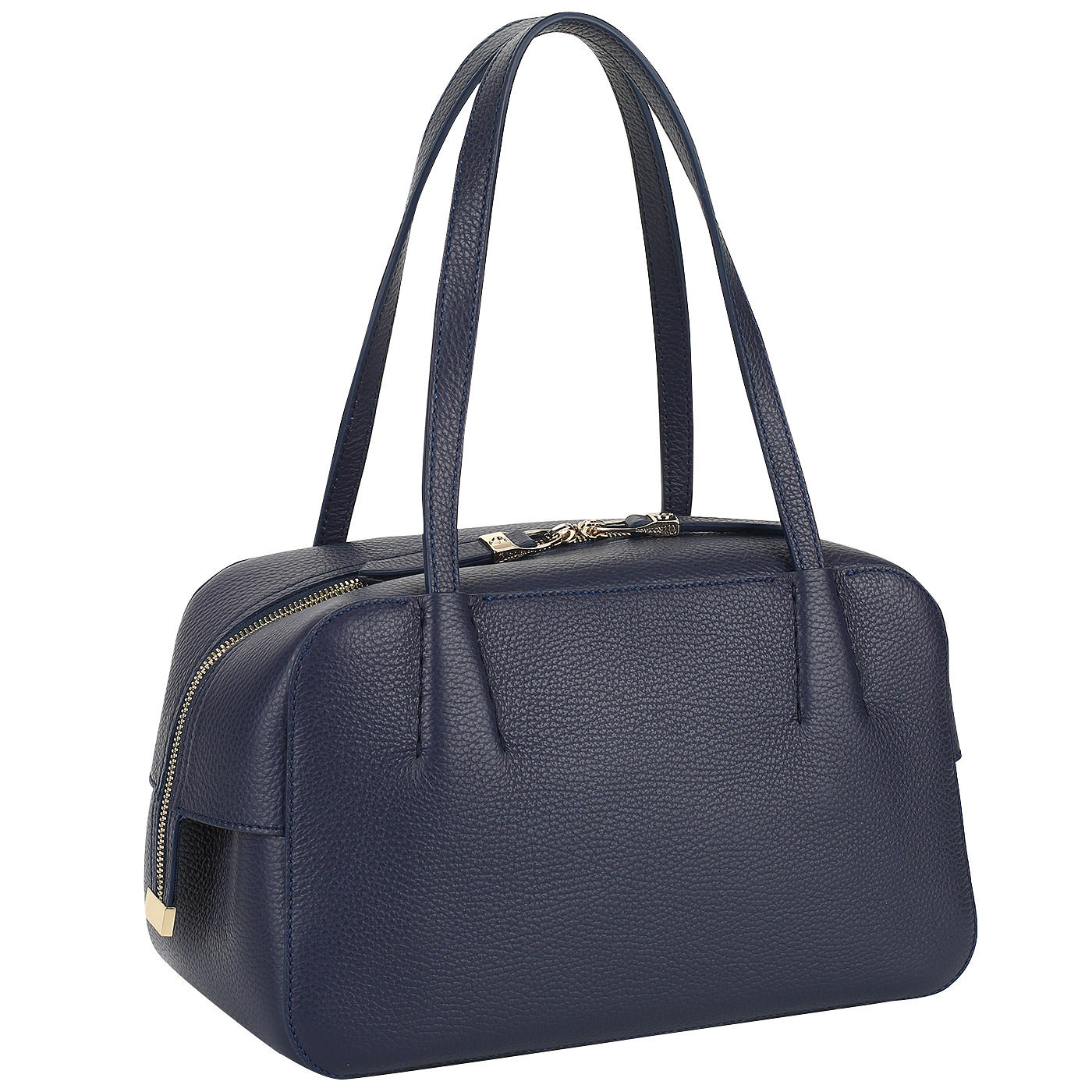 Сумка из кожи на двойной молнии Gironacci 