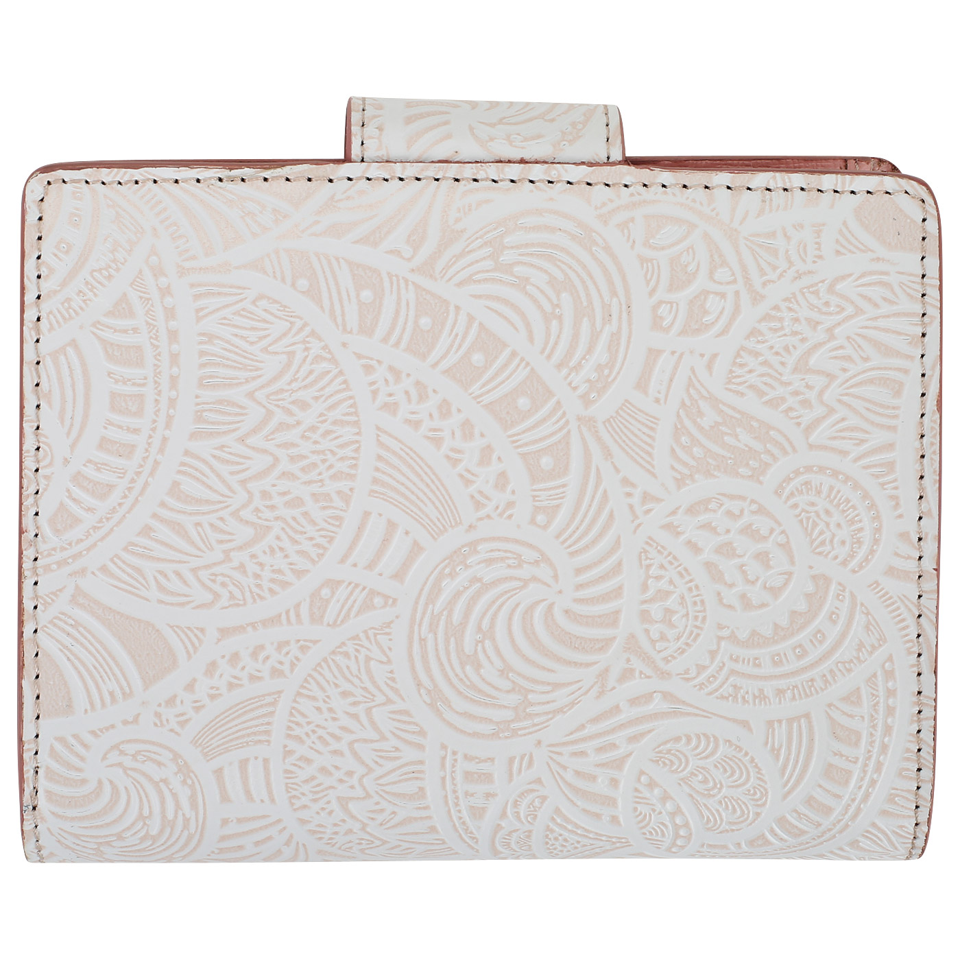 Кожаный кошелек на кнопке Chatte Bloom