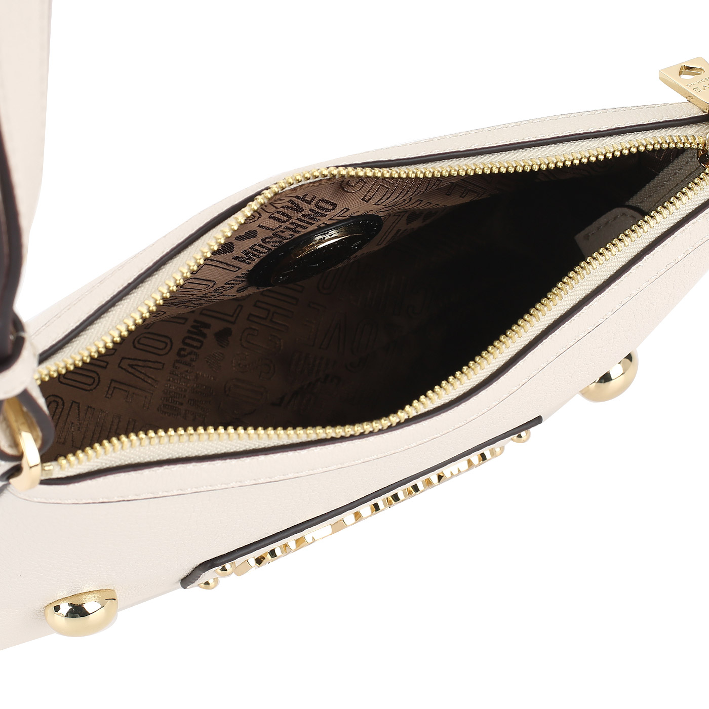 Сумочка с брендовым платком Love Moschino Lettering LM