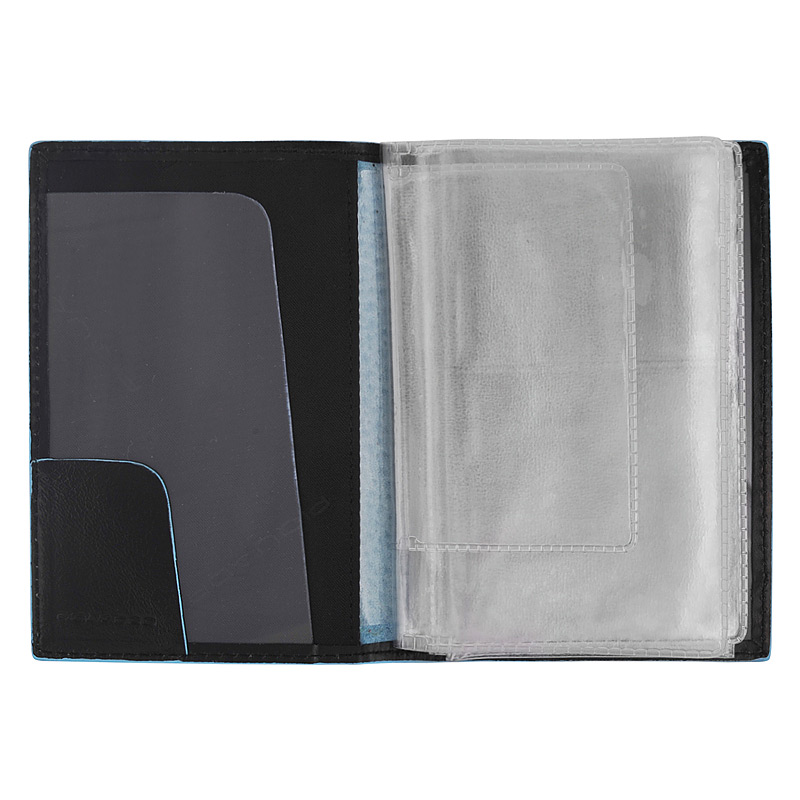 Обложка для автодокументов Piquadro Blue square