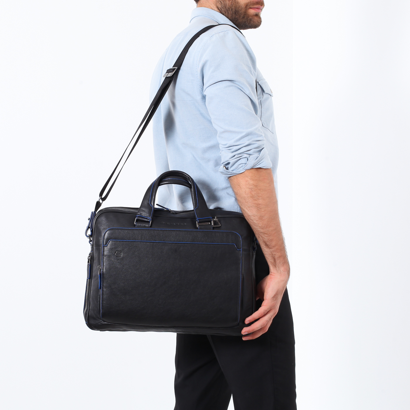 Деловая сумка с плечевым ремешком Piquadro B2S