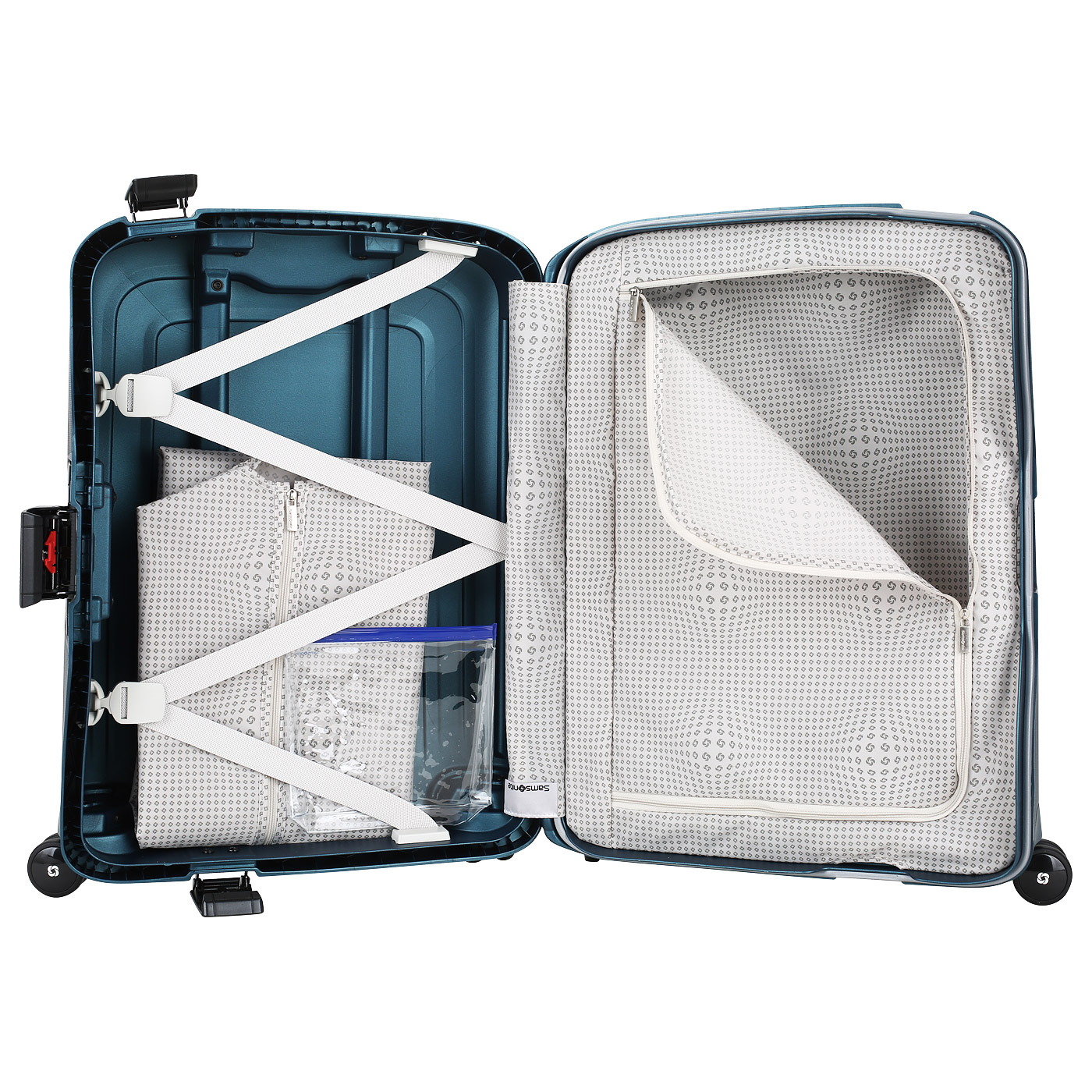 Чемодан для ручной клади из полипропилена Samsonite S’Cure DLX