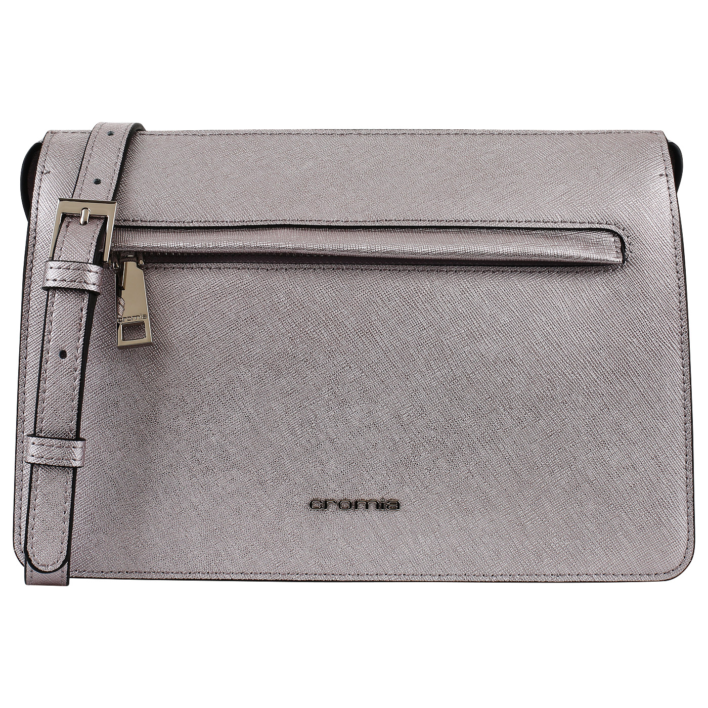 Cromia Сафьяновая сумочка со съемным ремешком