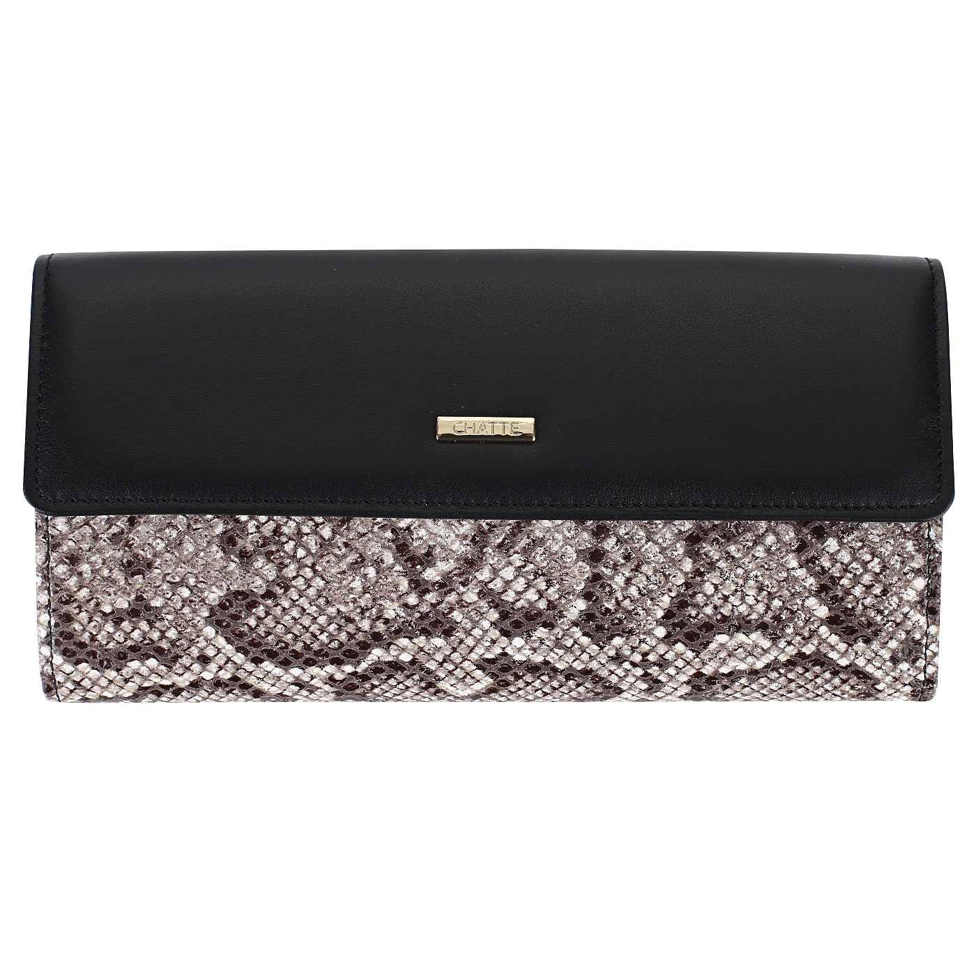 Chatte Вместительное женское портмоне на кнопке