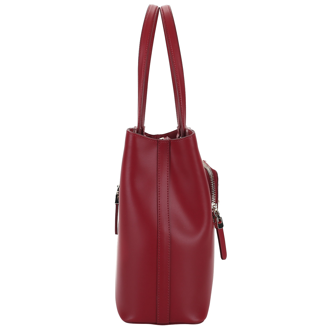 Женская сумка из красной кожи Aurelli 