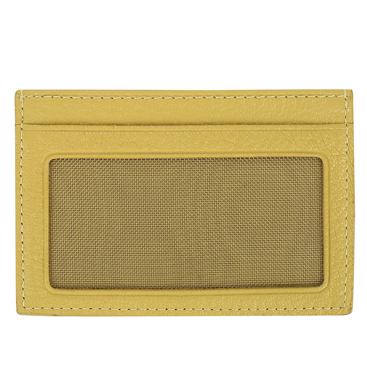 Визитница из желтой кожи Neri Karra 