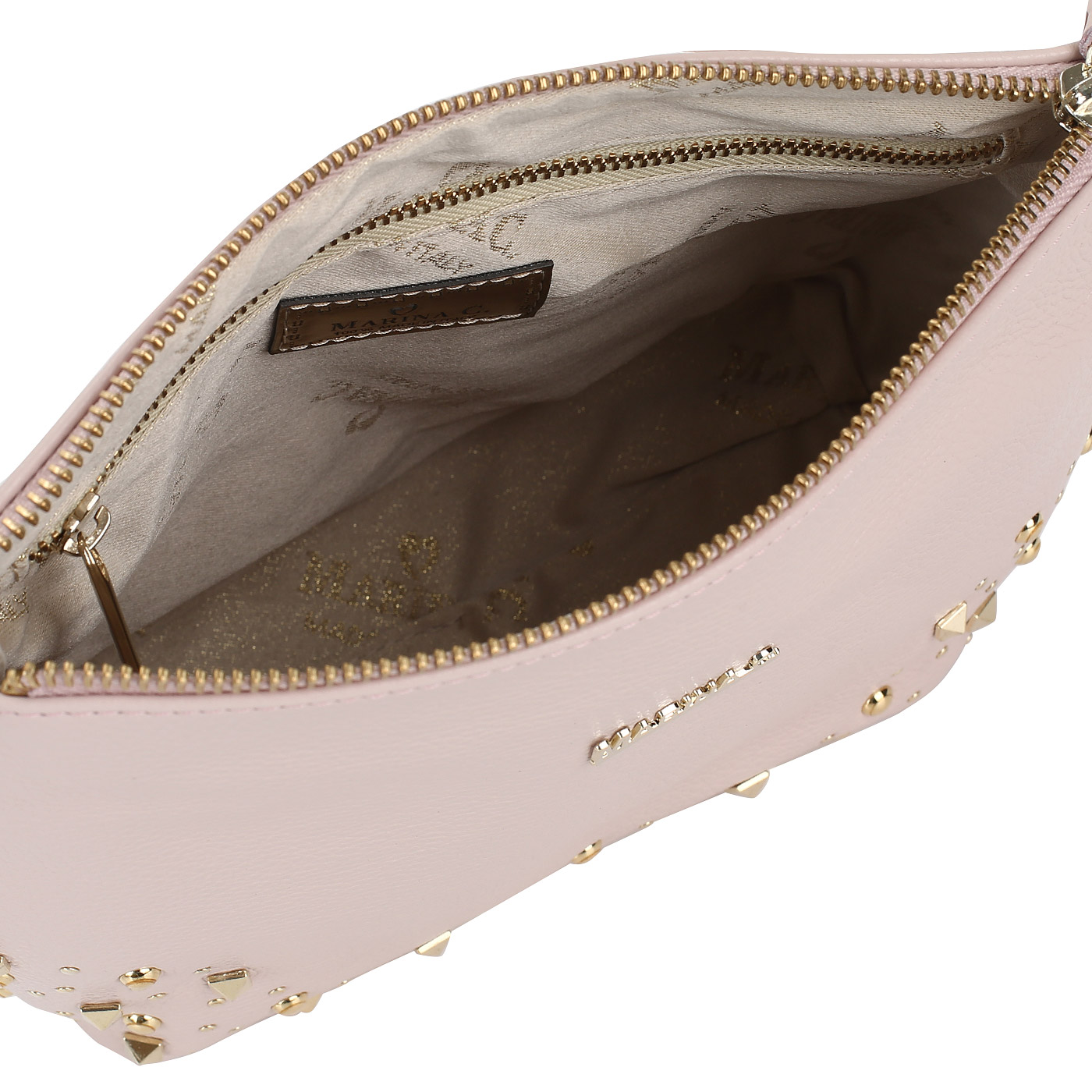 Мягкая сумочка из кожи Marina Creazioni 