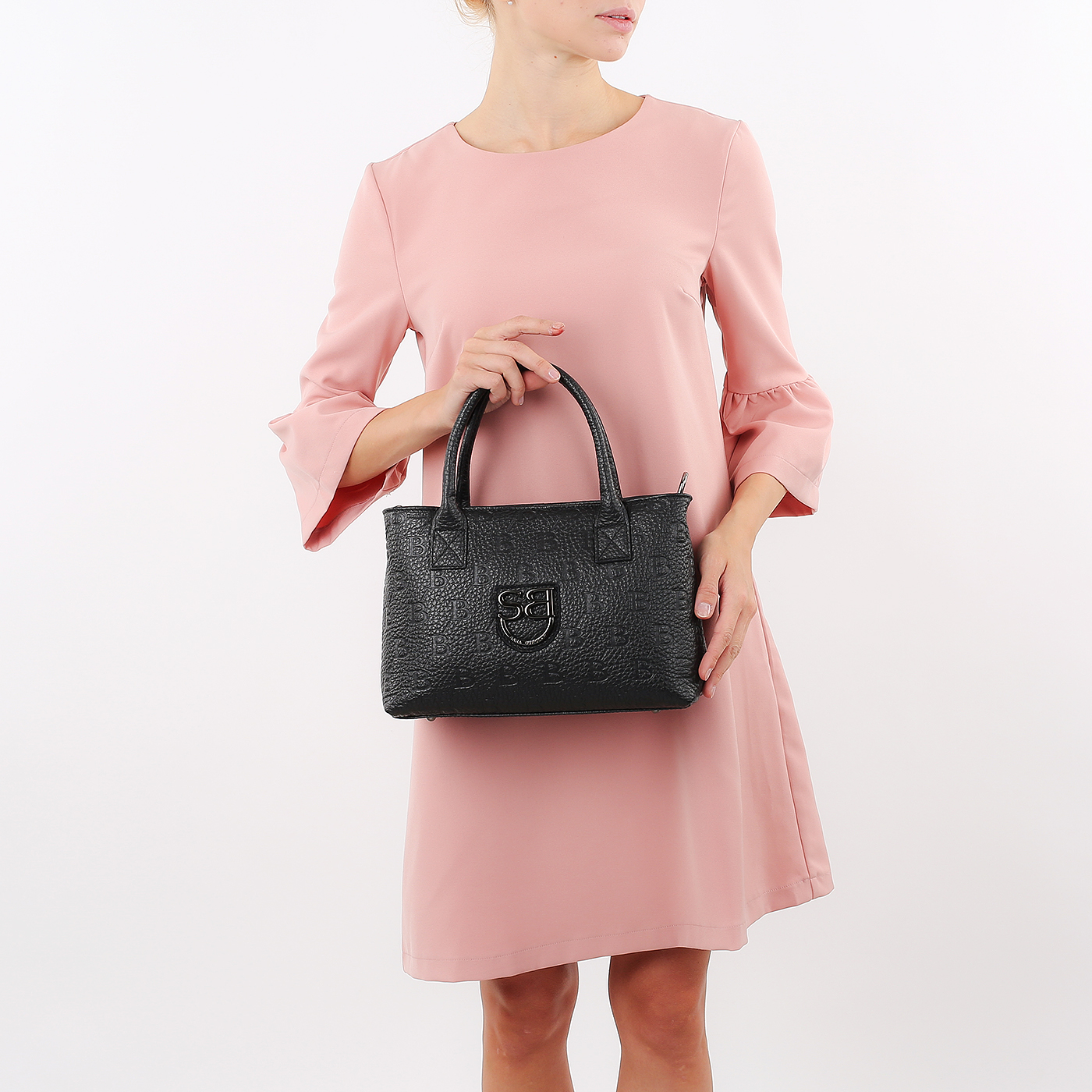 Тиснёная сумка с логотипом Sara Burglar Regina Qerida Persson