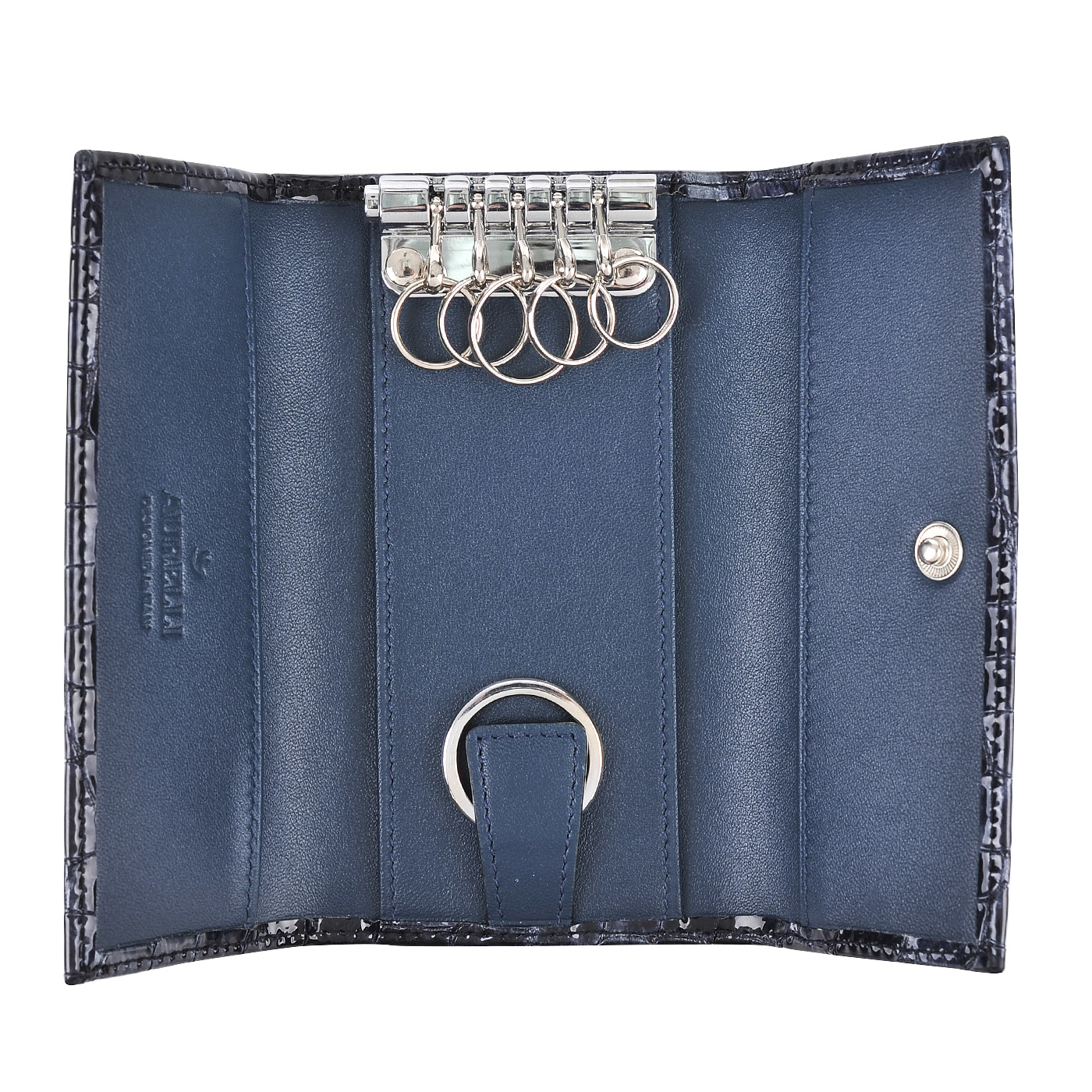 Ключница с отделкой под крокодиловую кожу Aurelli Divine