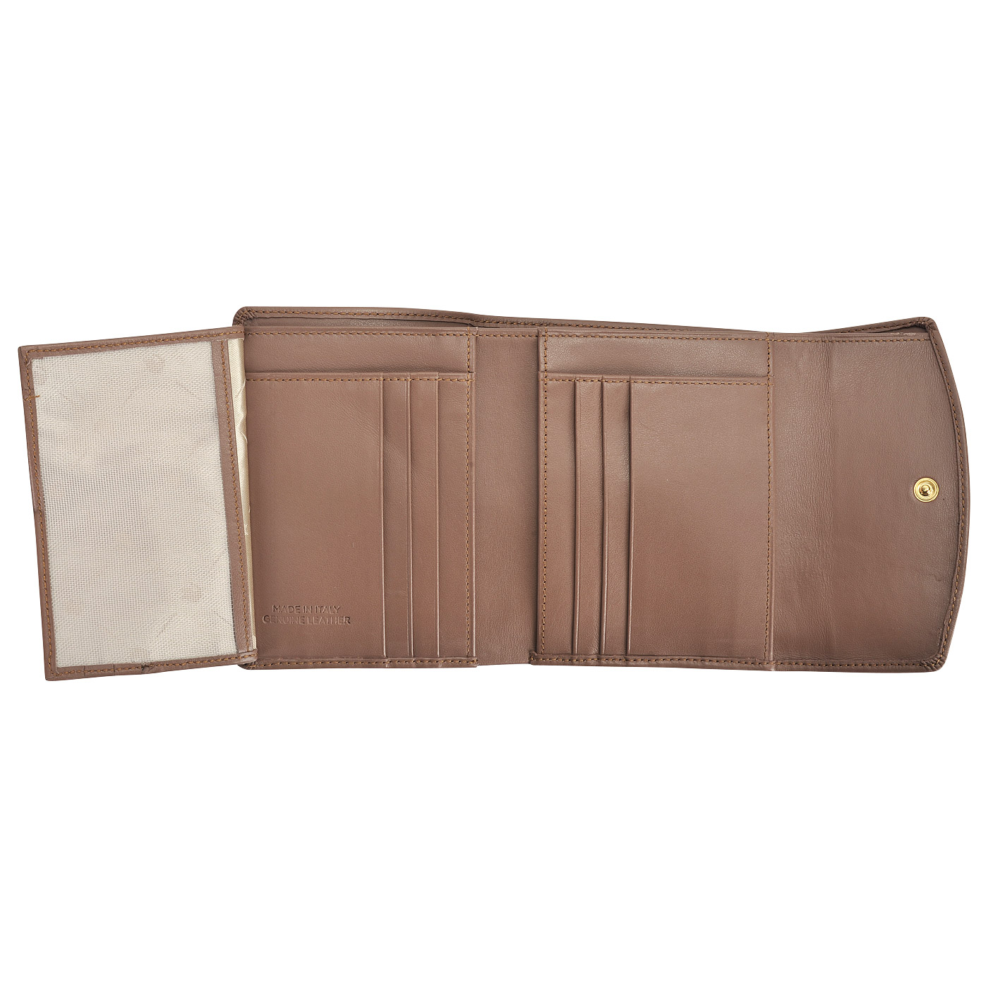 Женское кожаное портмоне на кнопке Chatte Zoe