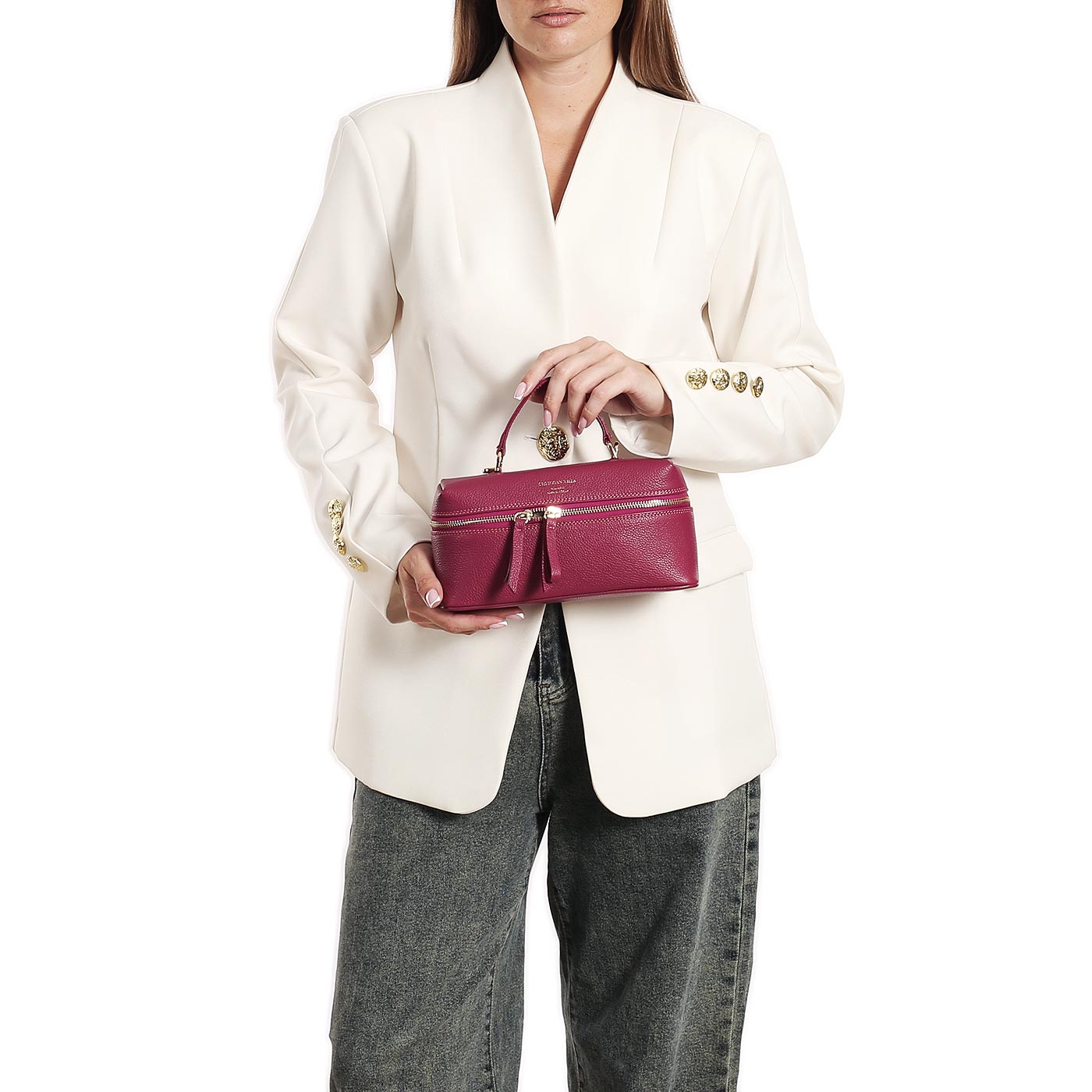 Кожаная сумка Christian Villa Peggy