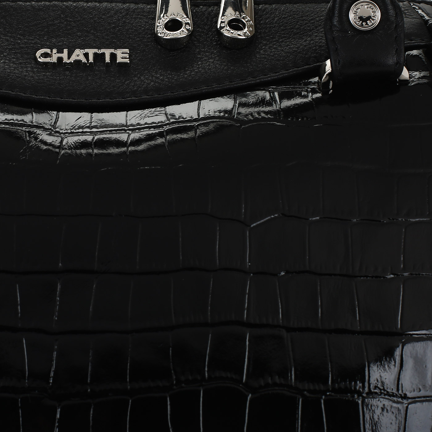 Сумка из черной кожи Chatte 