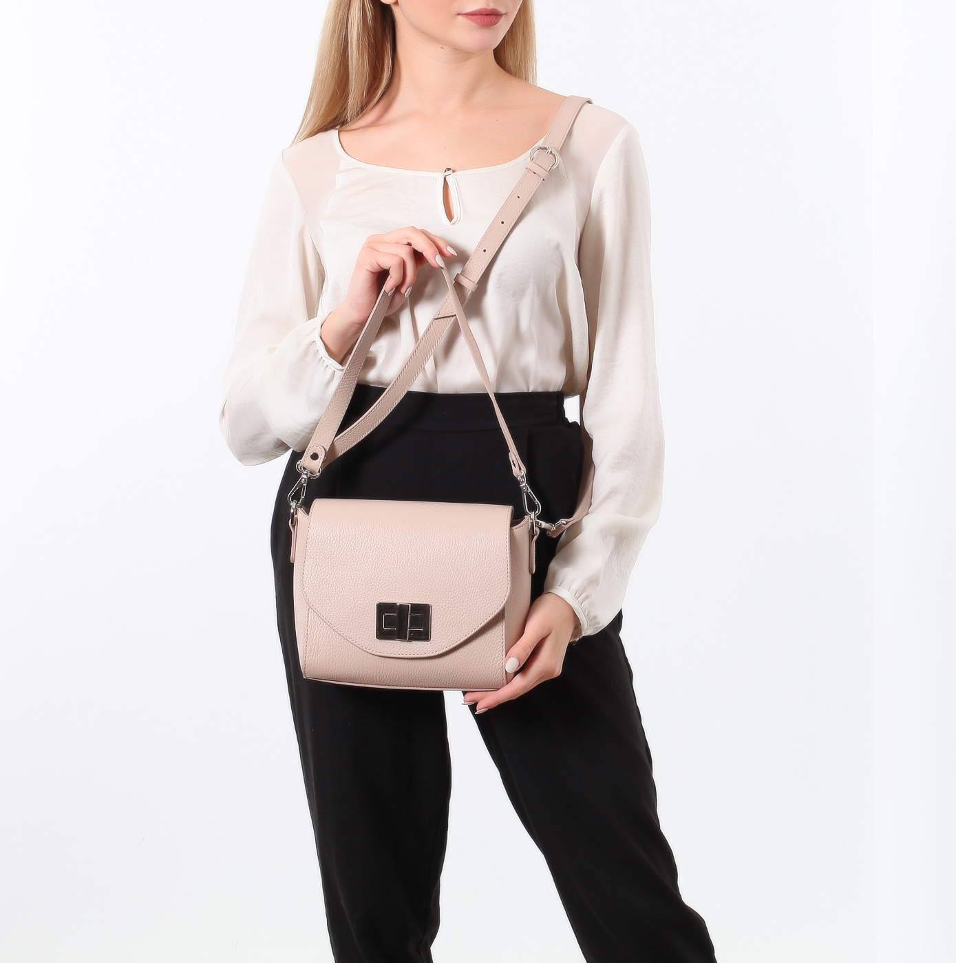 Сумка из зернистой кожи Chatte Marseille