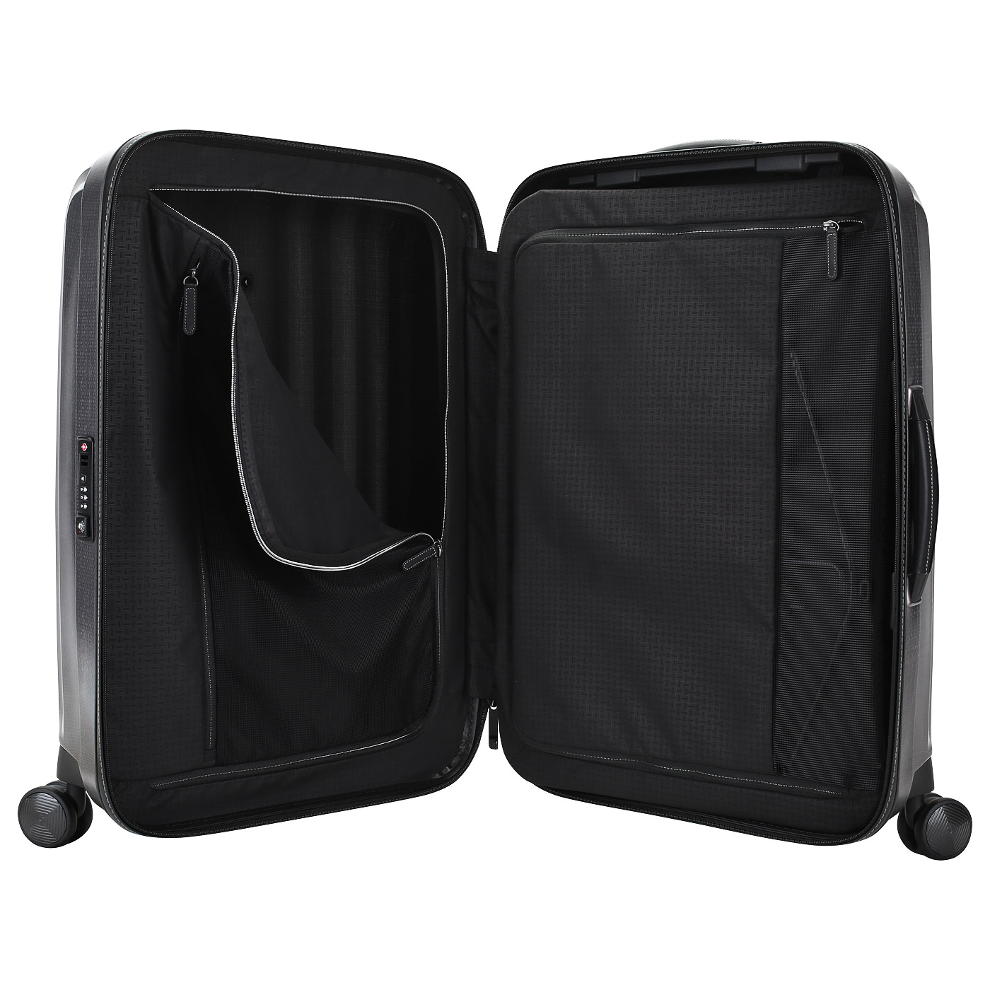 Чемодан средний M из материала Curv с кодовым замком Samsonite Lite-Cube Dlx