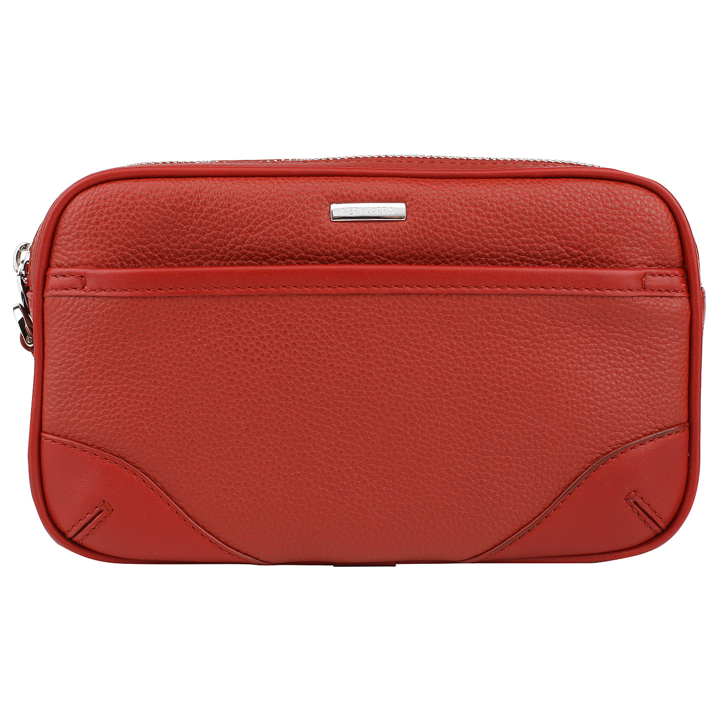 Neri Karra Барсетка из красной кожи