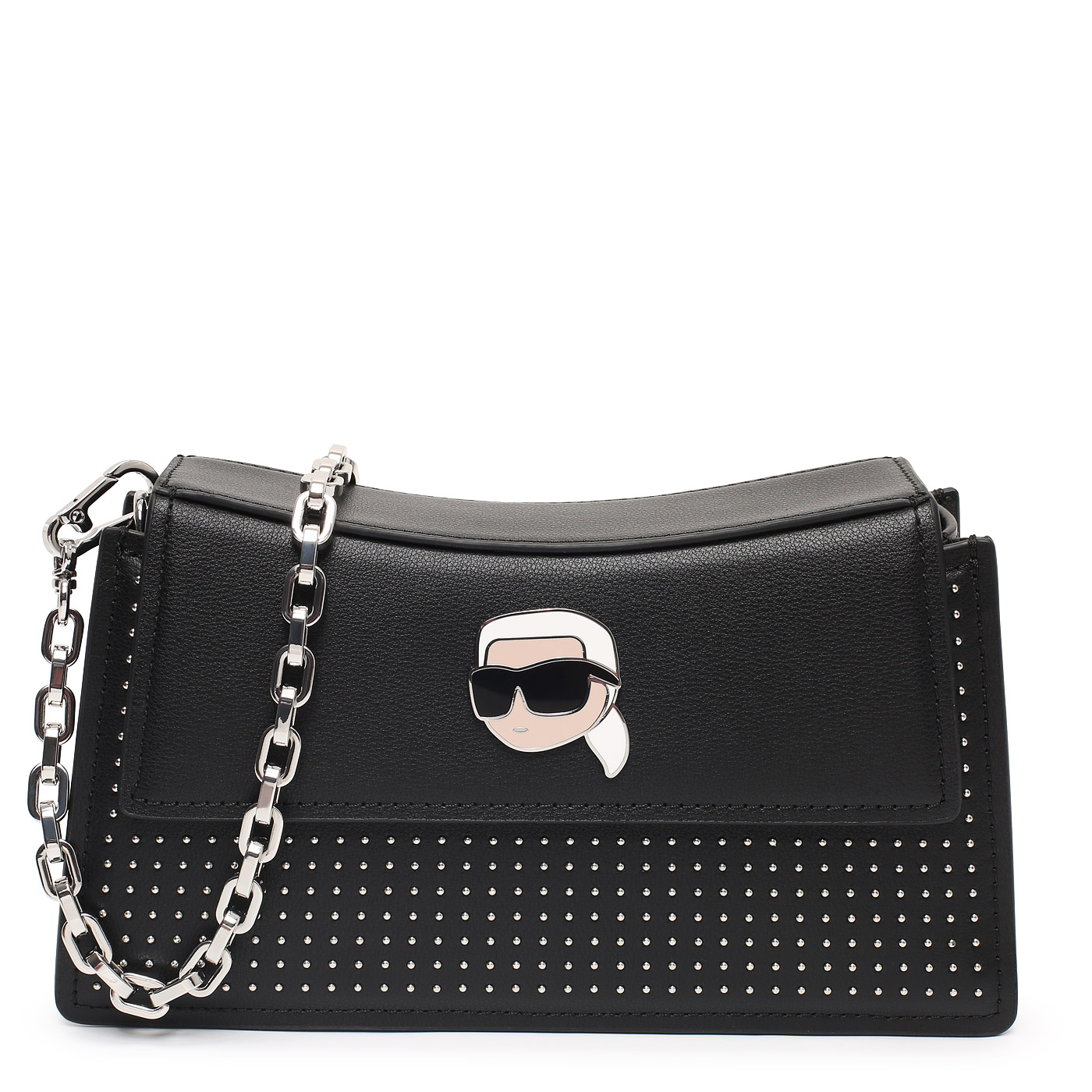 Karl Lagerfeld Кожаная сумка с цепочкой