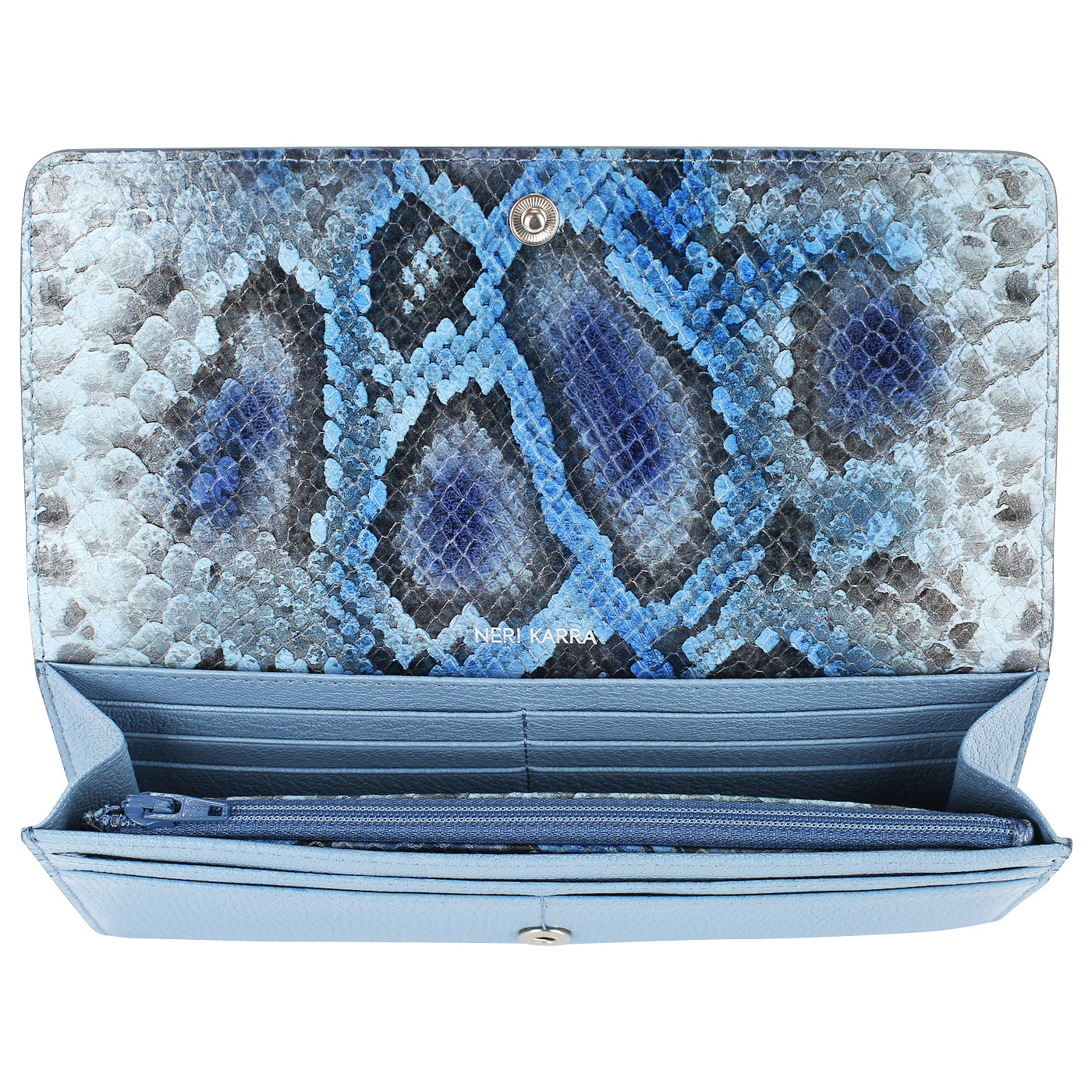 Кожаное портмоне с отделкой Neri Karra 