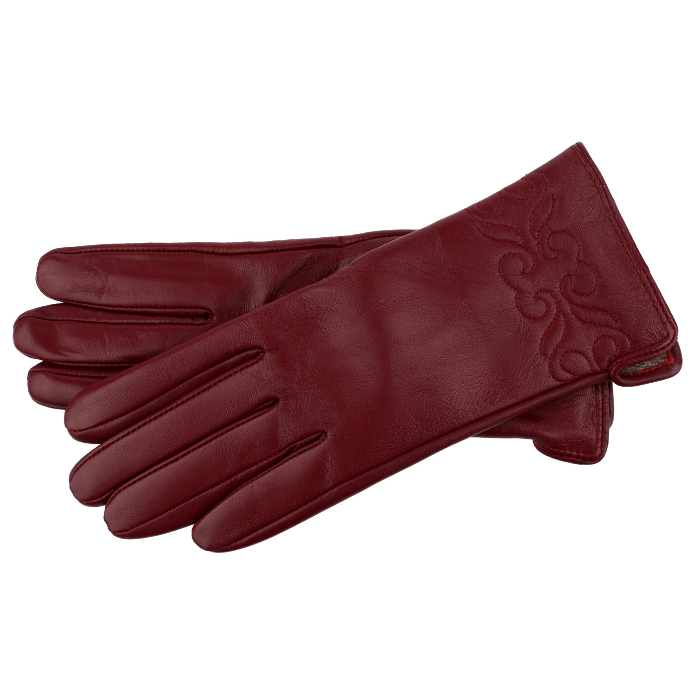 Aurelli Бордовые перчатки