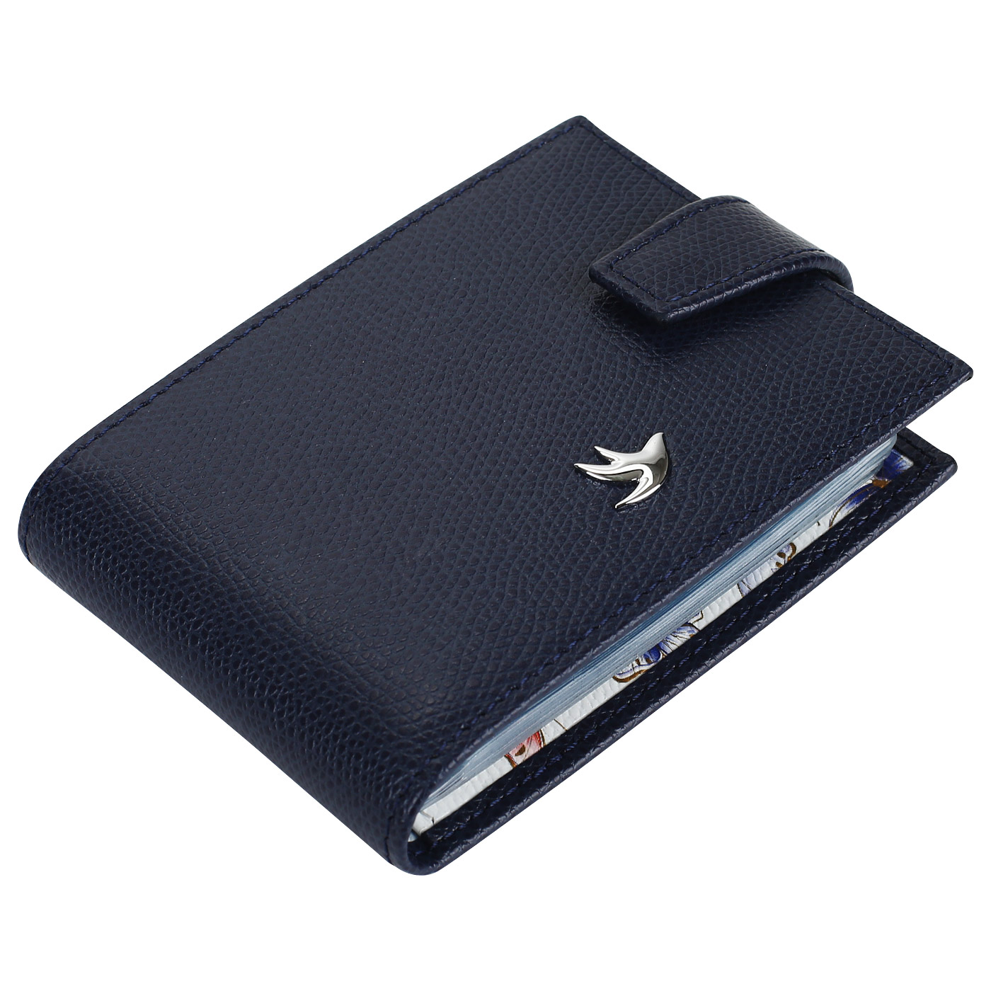 Маленькая визитница из кожи Aurelli Alma fantasia