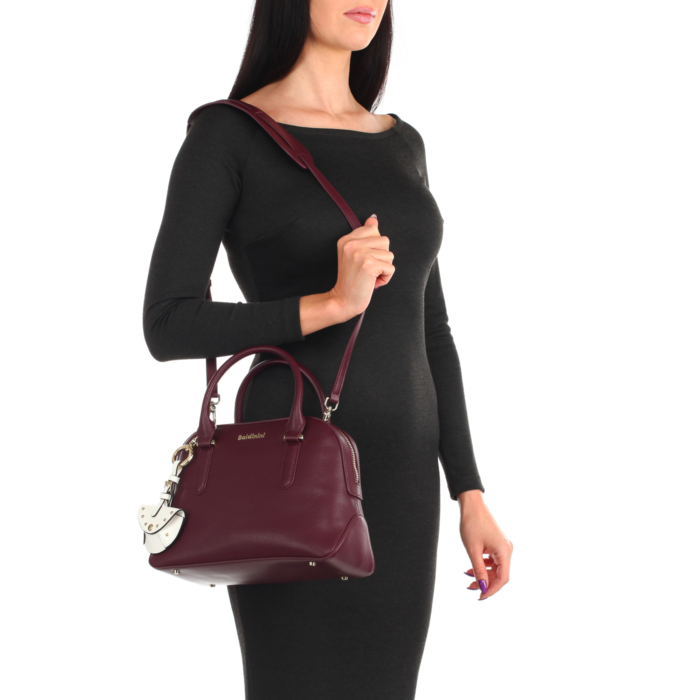 Сумка из натуральной кожи Baldinini Micol