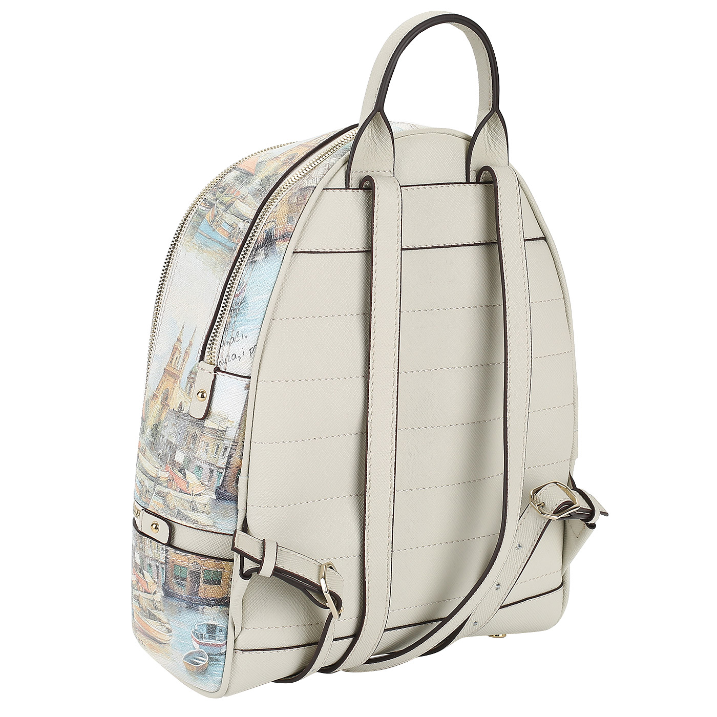 Сафьяновый рюкзак с двумя отделами Chatte 