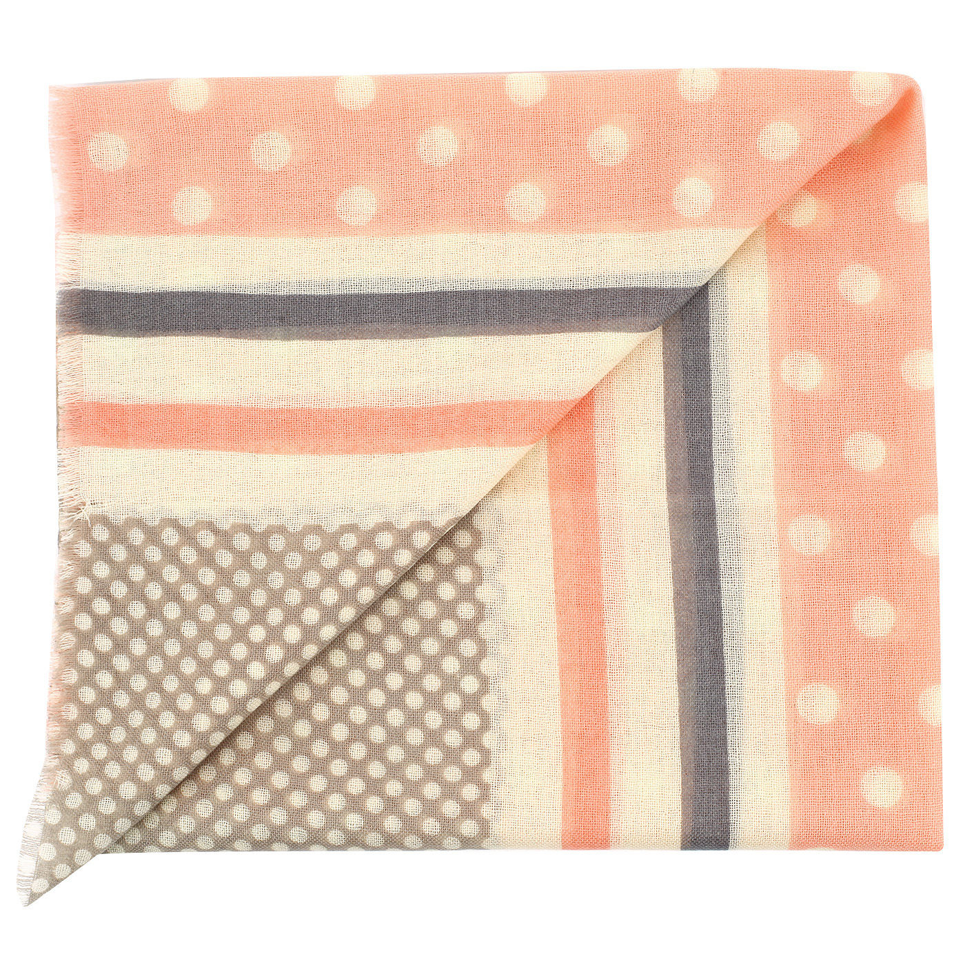 Шерстяной палантин с принтом Dispacci 