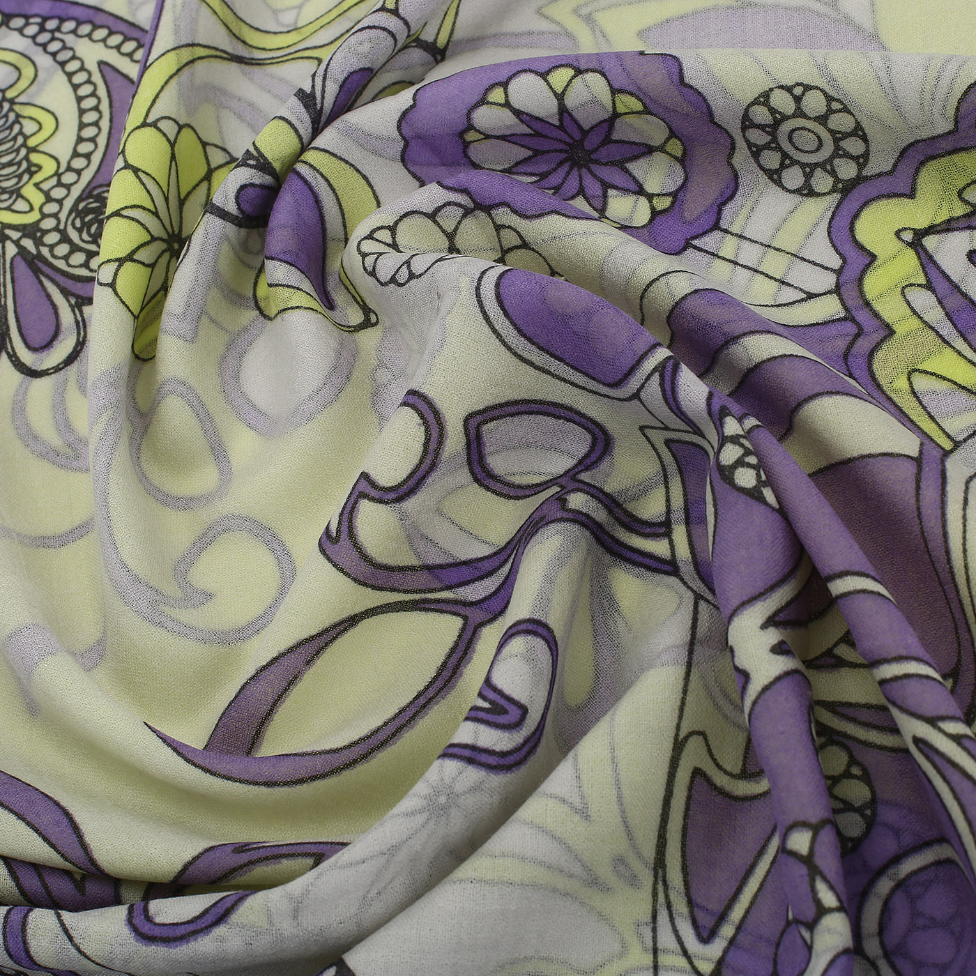 Шарф из шерсти и кашемира Fraas 