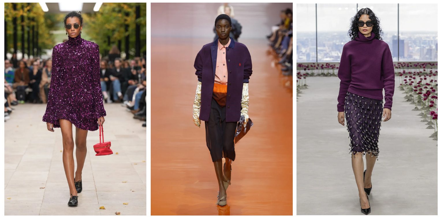 Фиолетовый – главный цвет сезона.